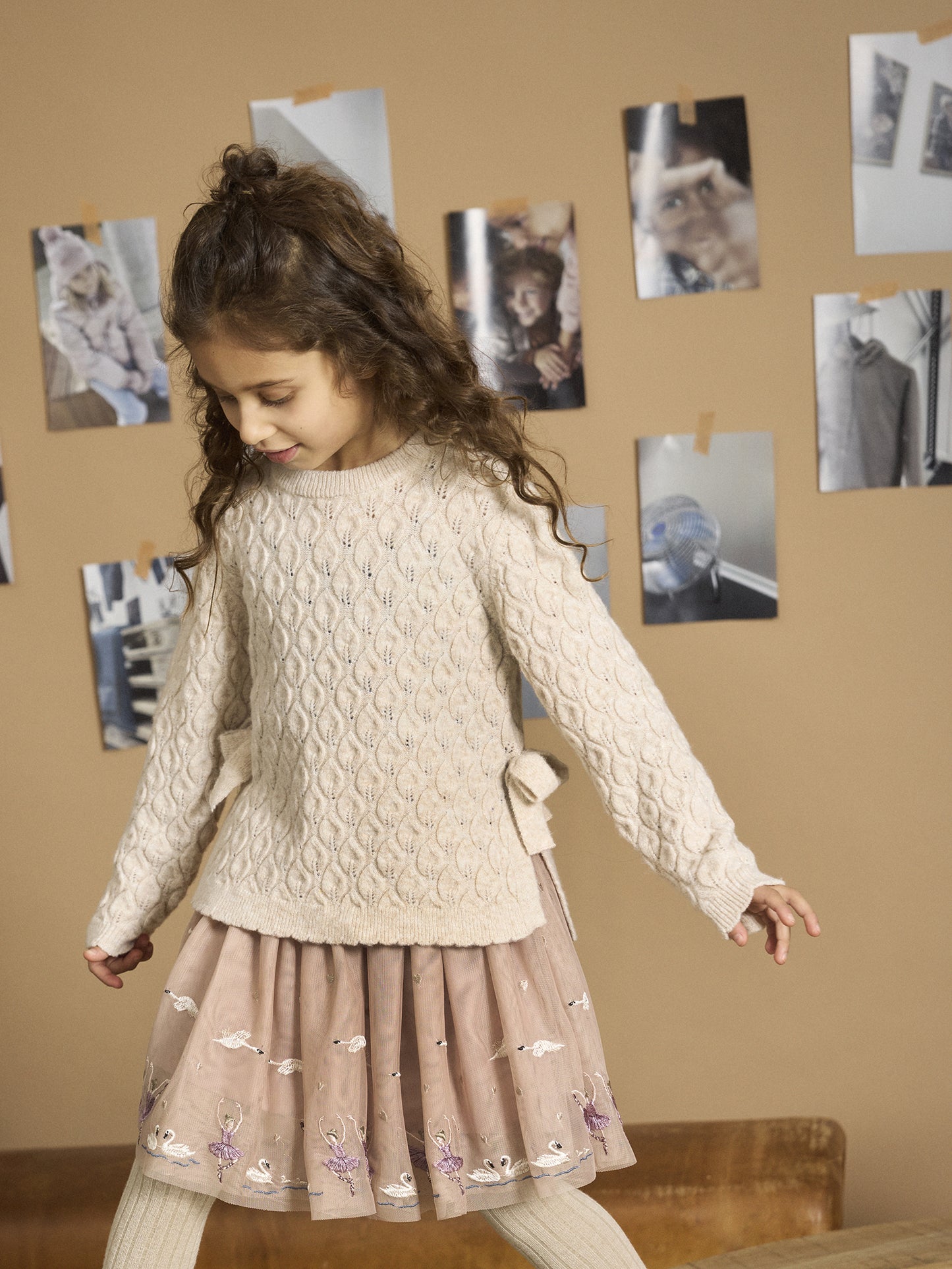 Pullover Knit, Sand