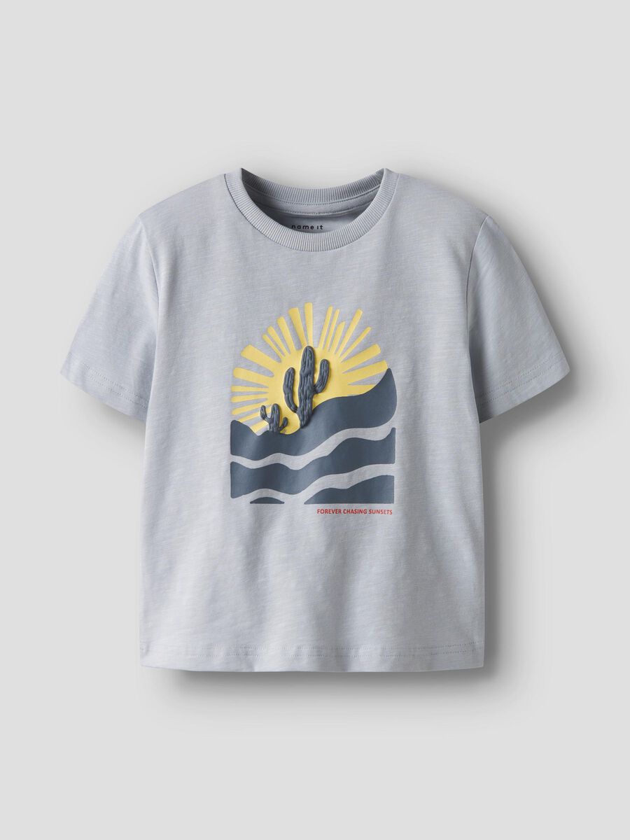T-Shirt, Pearl Blue