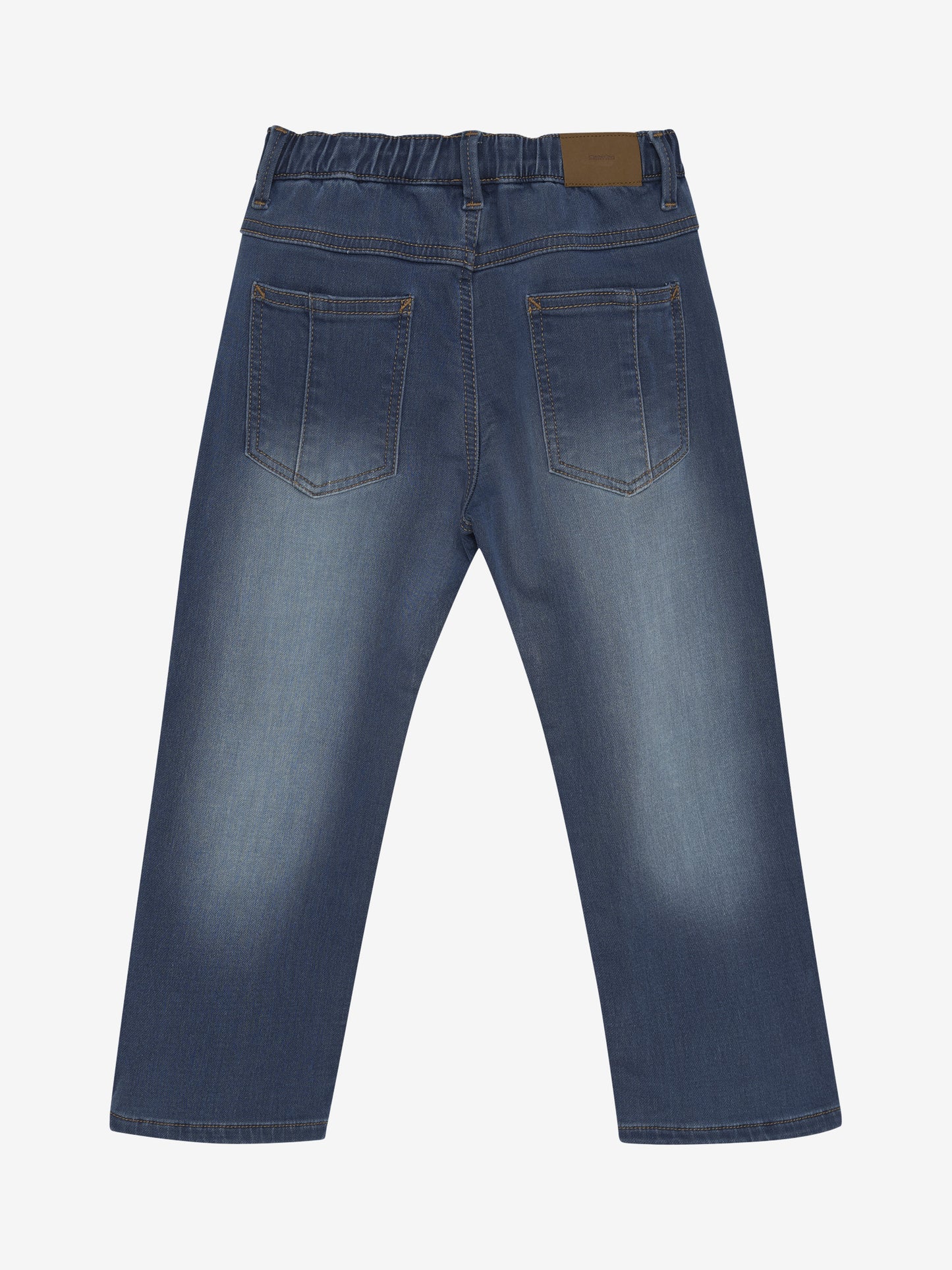 Pants Sweat Denim w. Lining, Dark Navy