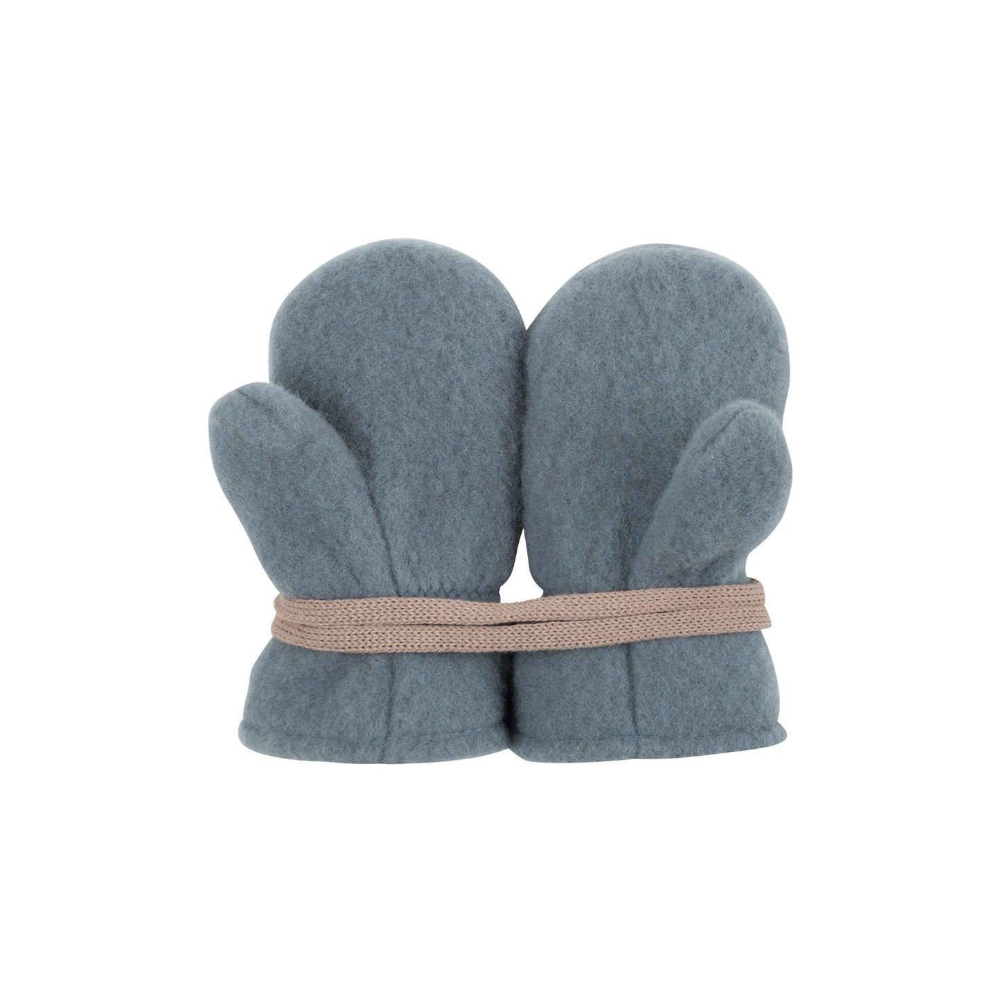 GOTS Merino Baby Fäustlinge Fleece, hellblau