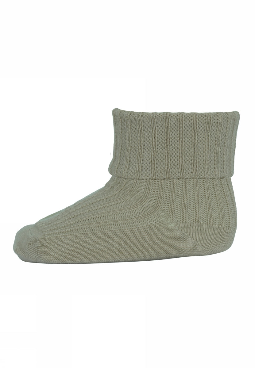 Baumwollsocken gerippt Desert Sage