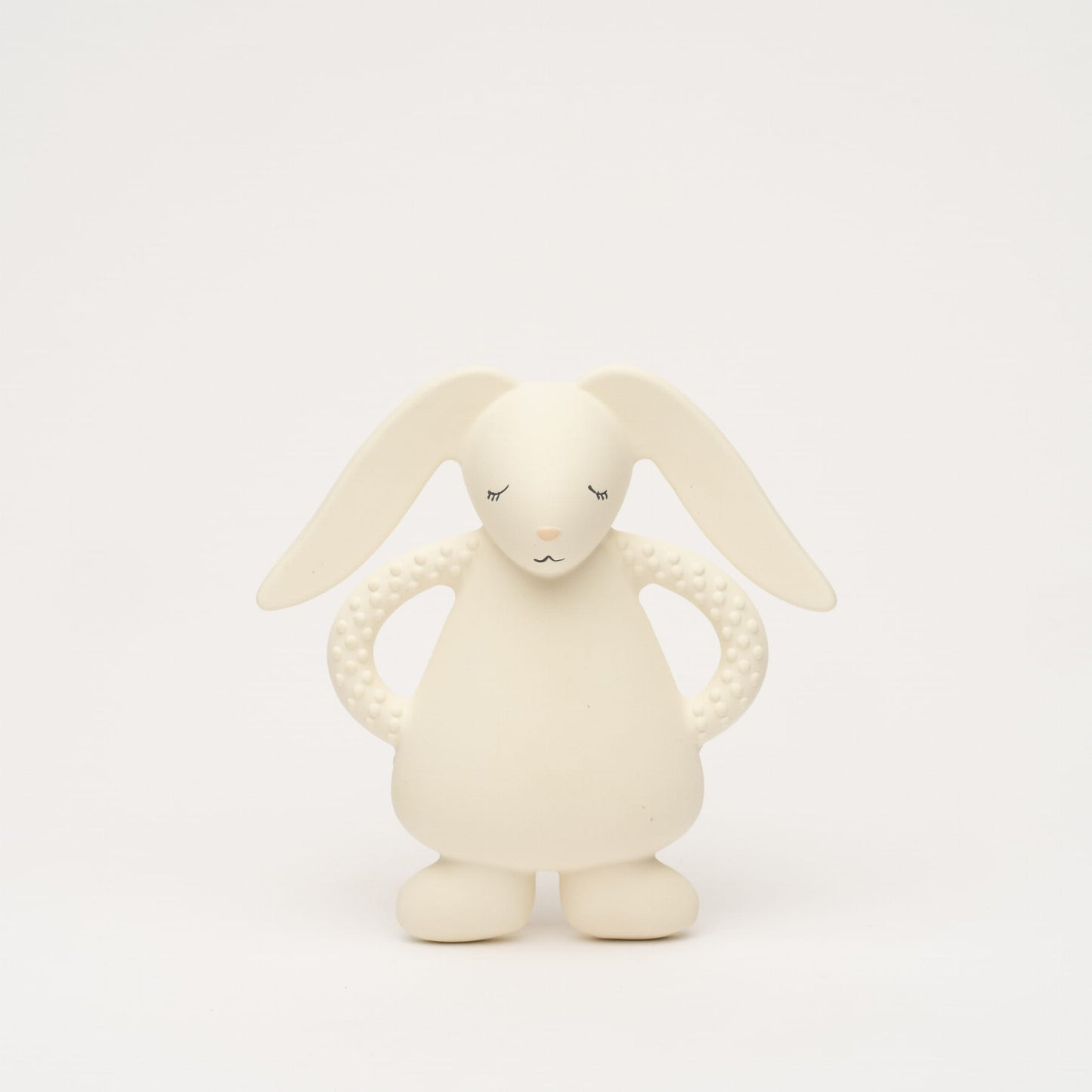 Moonie Beissringe aus Naturkautschuk, Hase cream