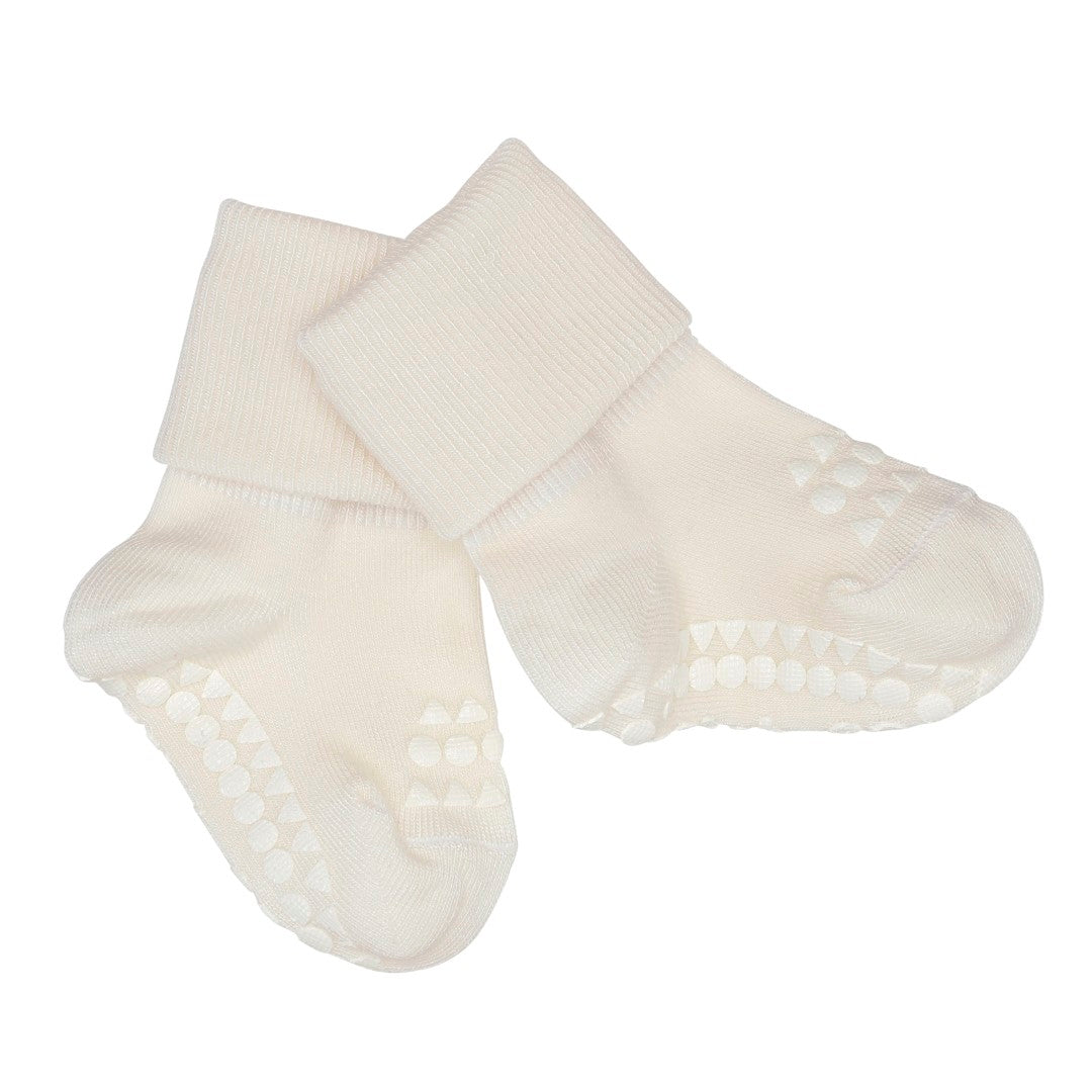 Oeko-Tex Bambus Anti-Rutsch Socken, weiss