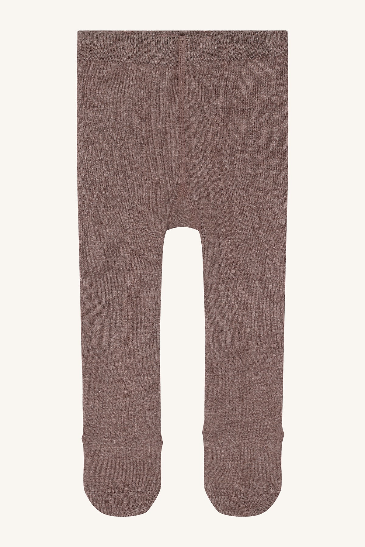 Foxie Stockings Wool blend, Brown stone