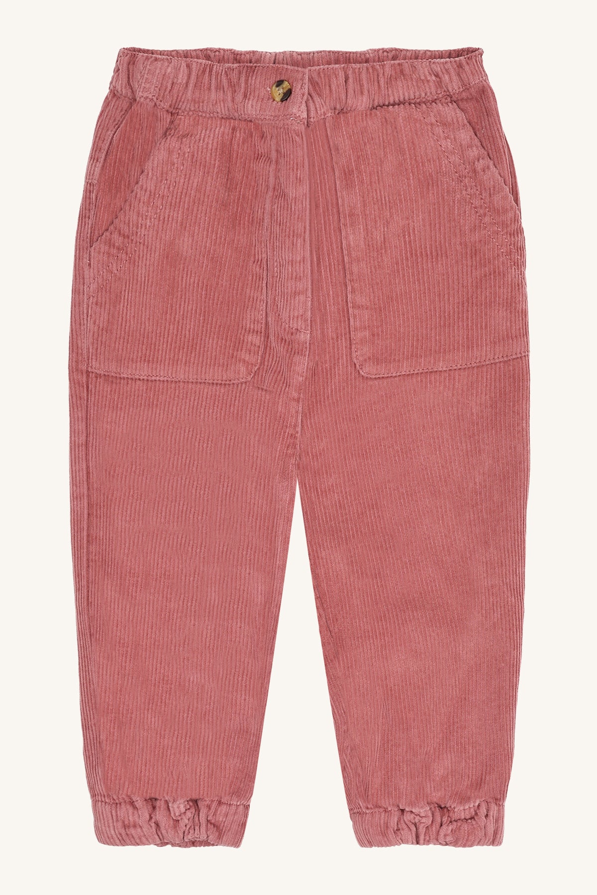Tammy solid corduroy, Dry rose