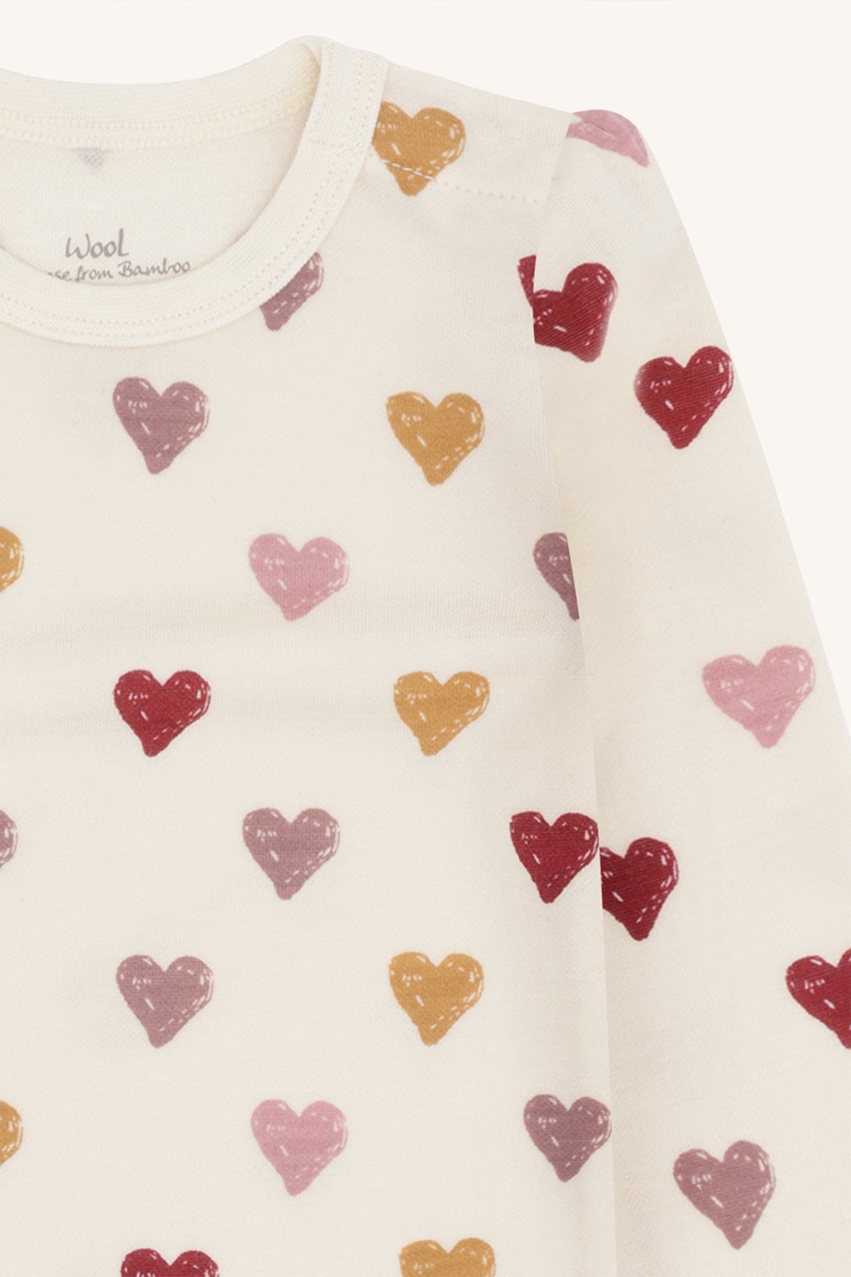 Baloo Hearts Puff, Off White