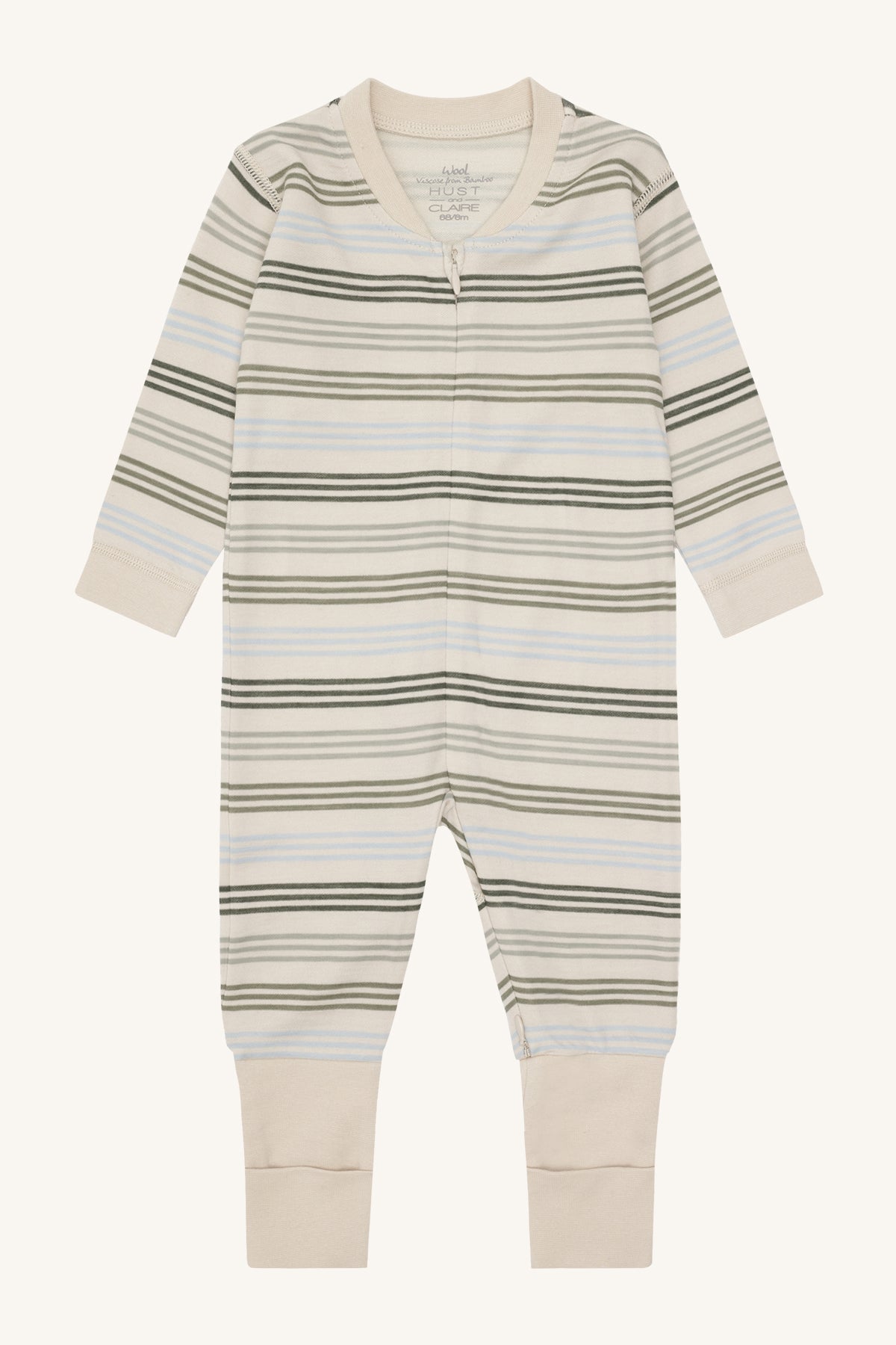 Manu Zip 3 Stripes, French Oak