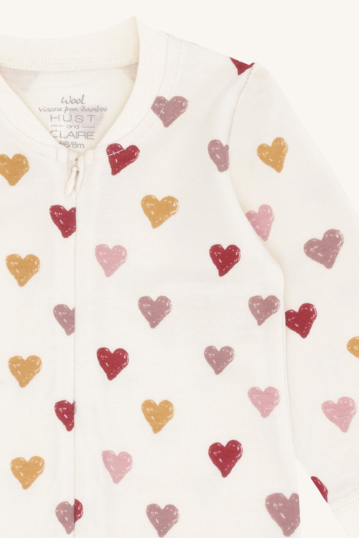 Manu Hearts Puff, Off White