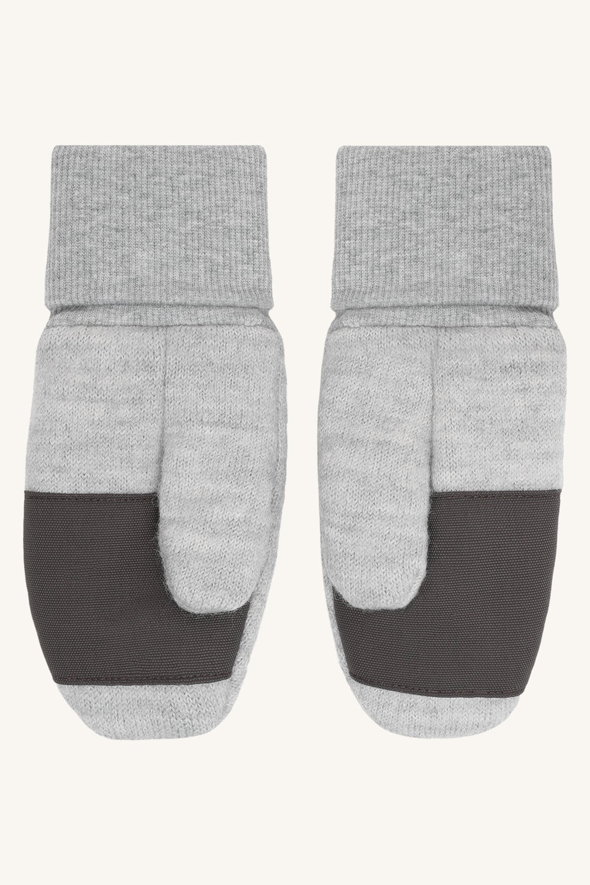 Felix Glove Boiled Wool, Light grey melange