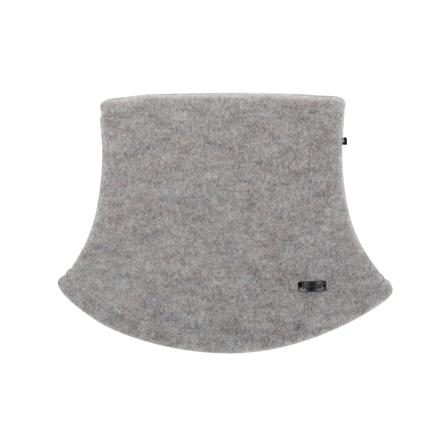 GOTS Schlupfhalstuch Merino-Fleece, grau