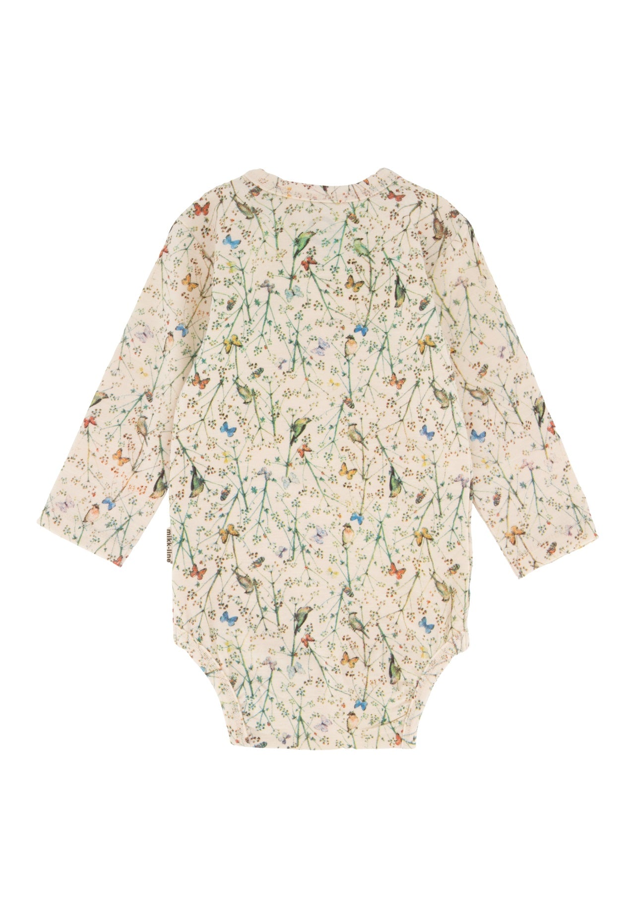 Wool/Bamboo Langarm Body, Sommerwiese