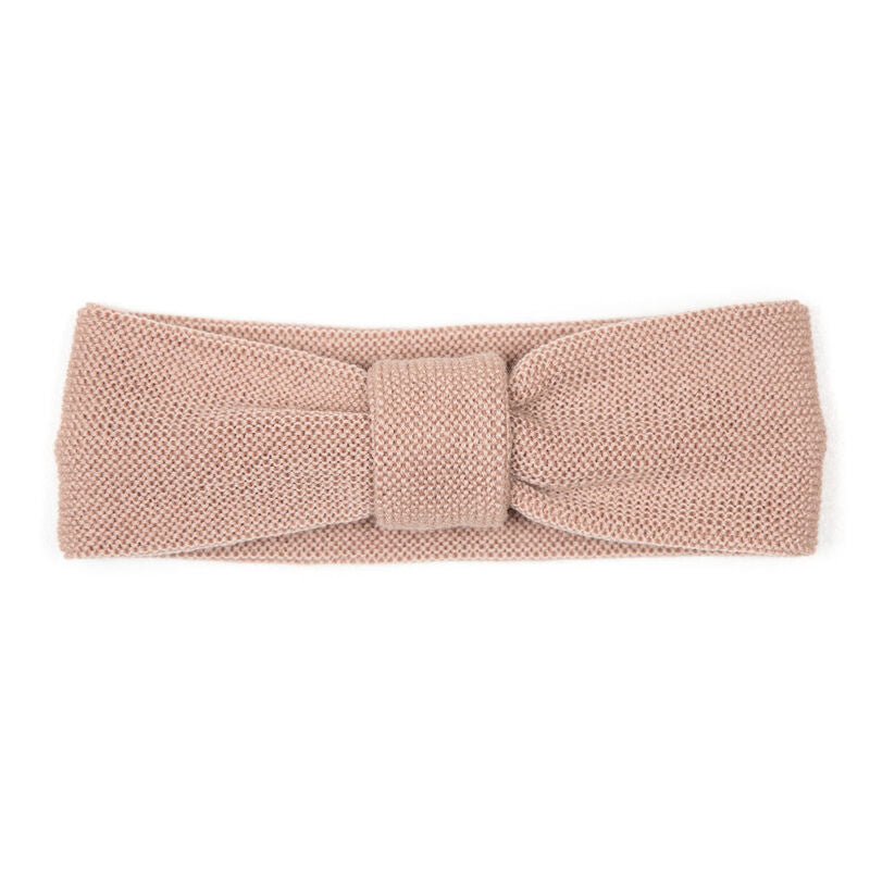 Headband Wool Knit, Rosa