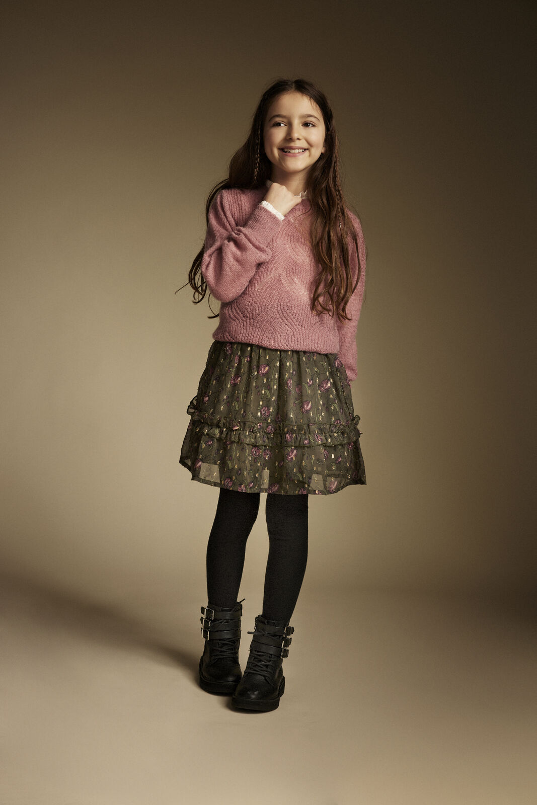 Strickpullover, rosa
