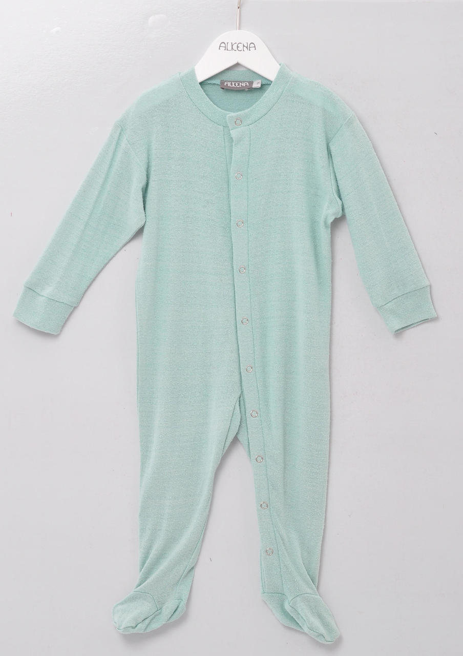 Baby Strampler Ripp BioBourretteseide, mint
