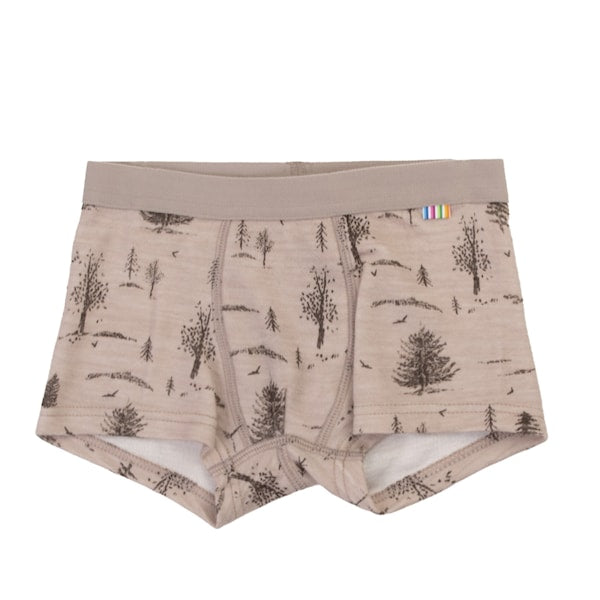Merinowolle Boxershorts, Beige
