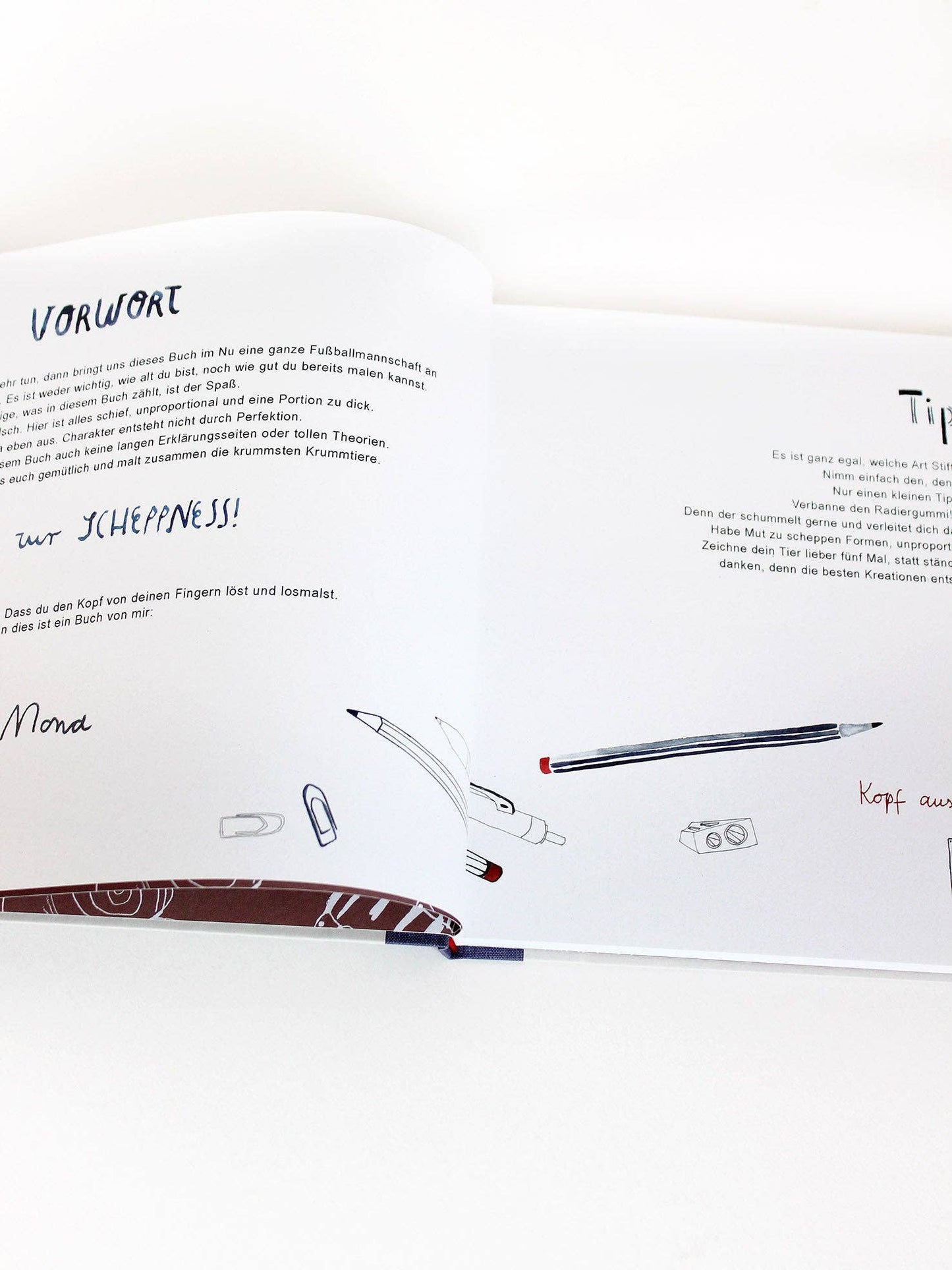 Mal mit mir ein Krummtier, Schritt für Schritt