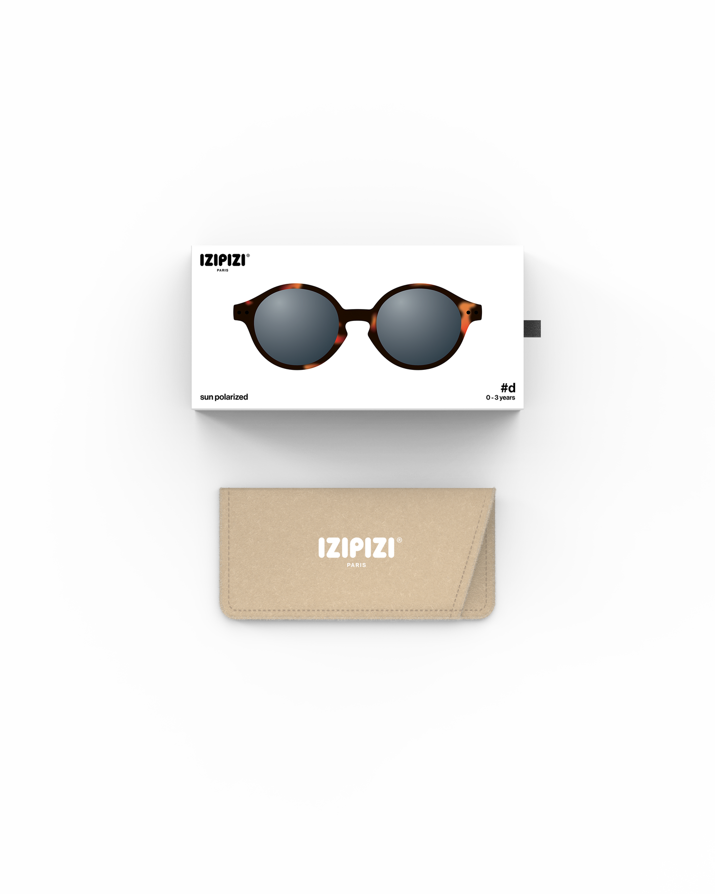 IZIPIZI Kinder Sonnenbrille 0-3 Jahre, tortoise