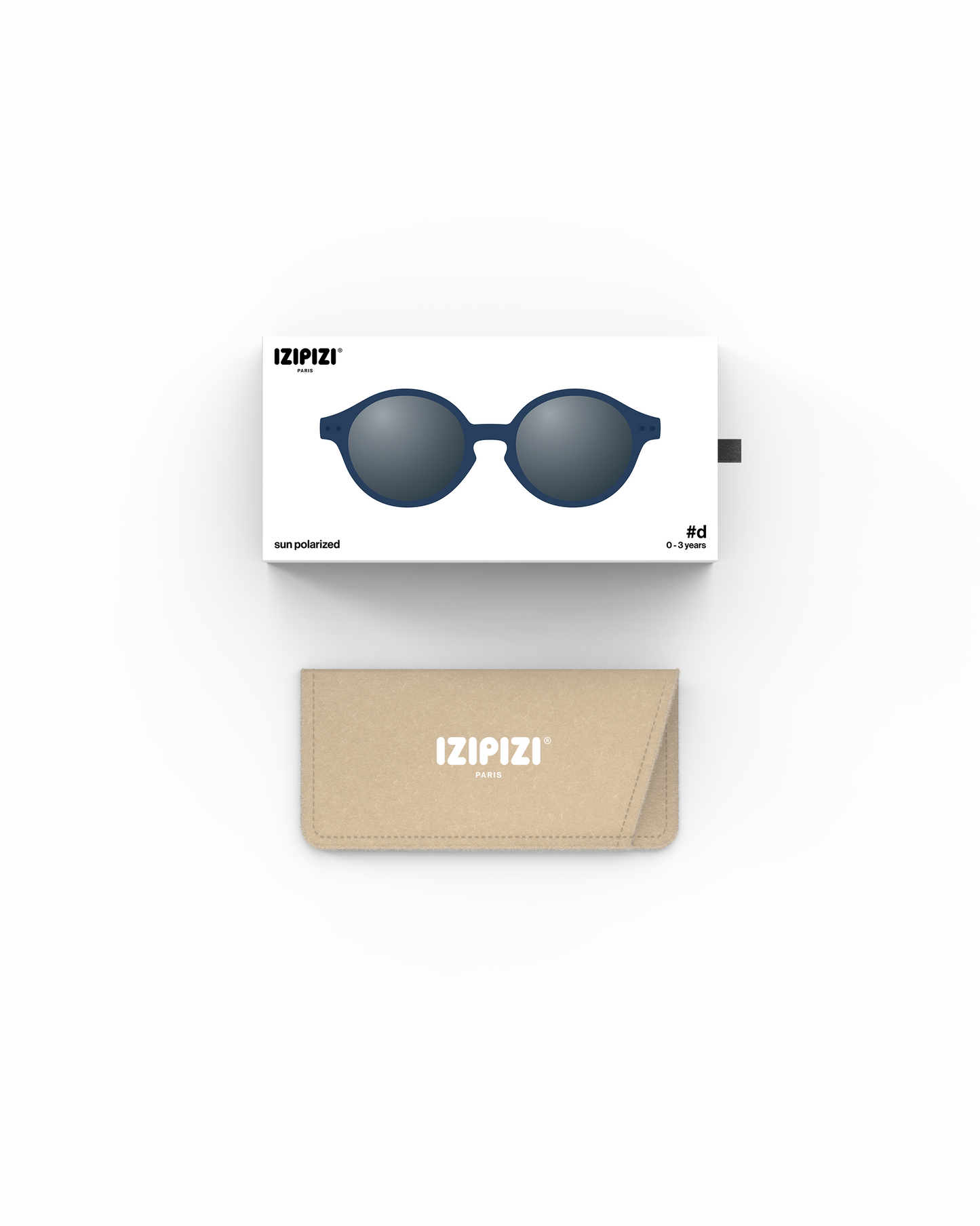 IZIPIZI Kinder Sonnenbrille 0-3 Jahre, blue denim