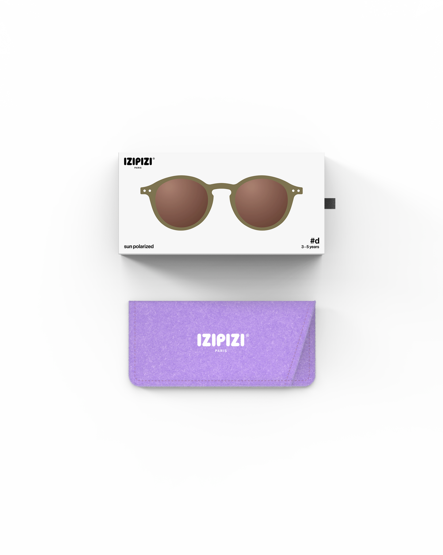 IZIPIZI Kinder Sonnenbrille 3-5 Jahre, olive