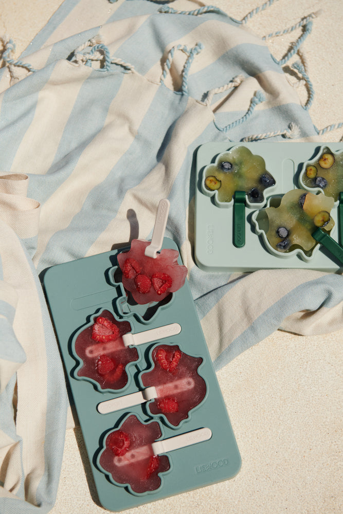 Manfred Dino Peppermint Multi Mix, Eisformen für Kinder aus BPA-freiem Silikon