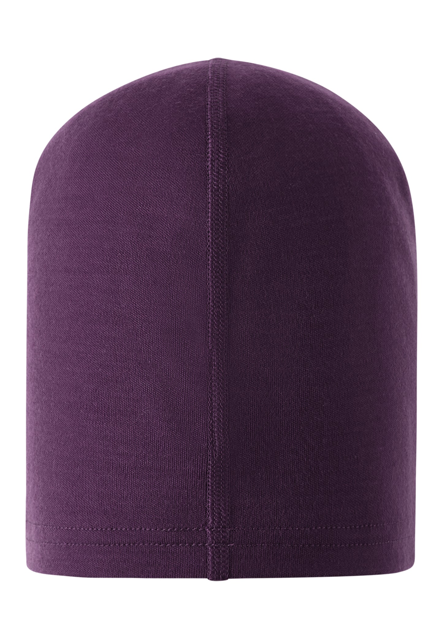 Reima Beanie Dimma Deep Purple – Rueckenansicht Kindermütze aus Merinowolle