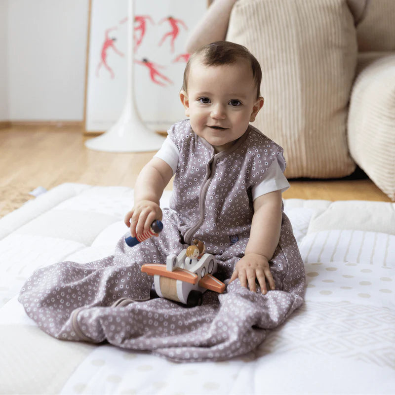 Schlafsack mit Füssen 1.0 TOG, Blume Berry