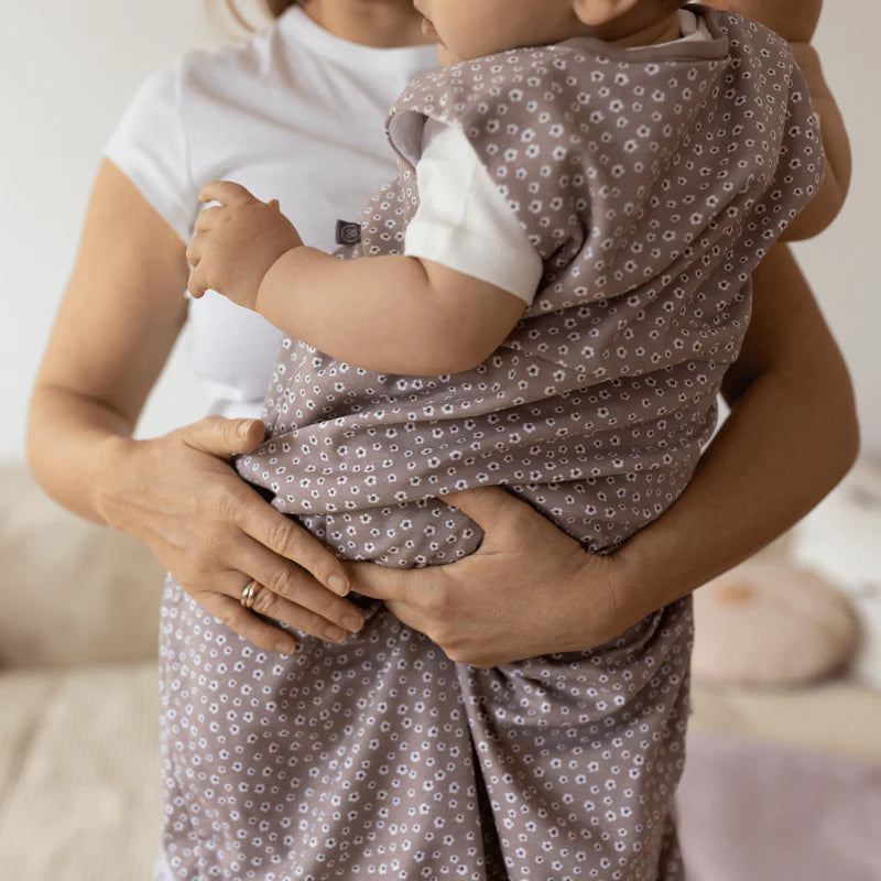 Schlafsack mit Füssen 1.0 TOG, Blume Berry