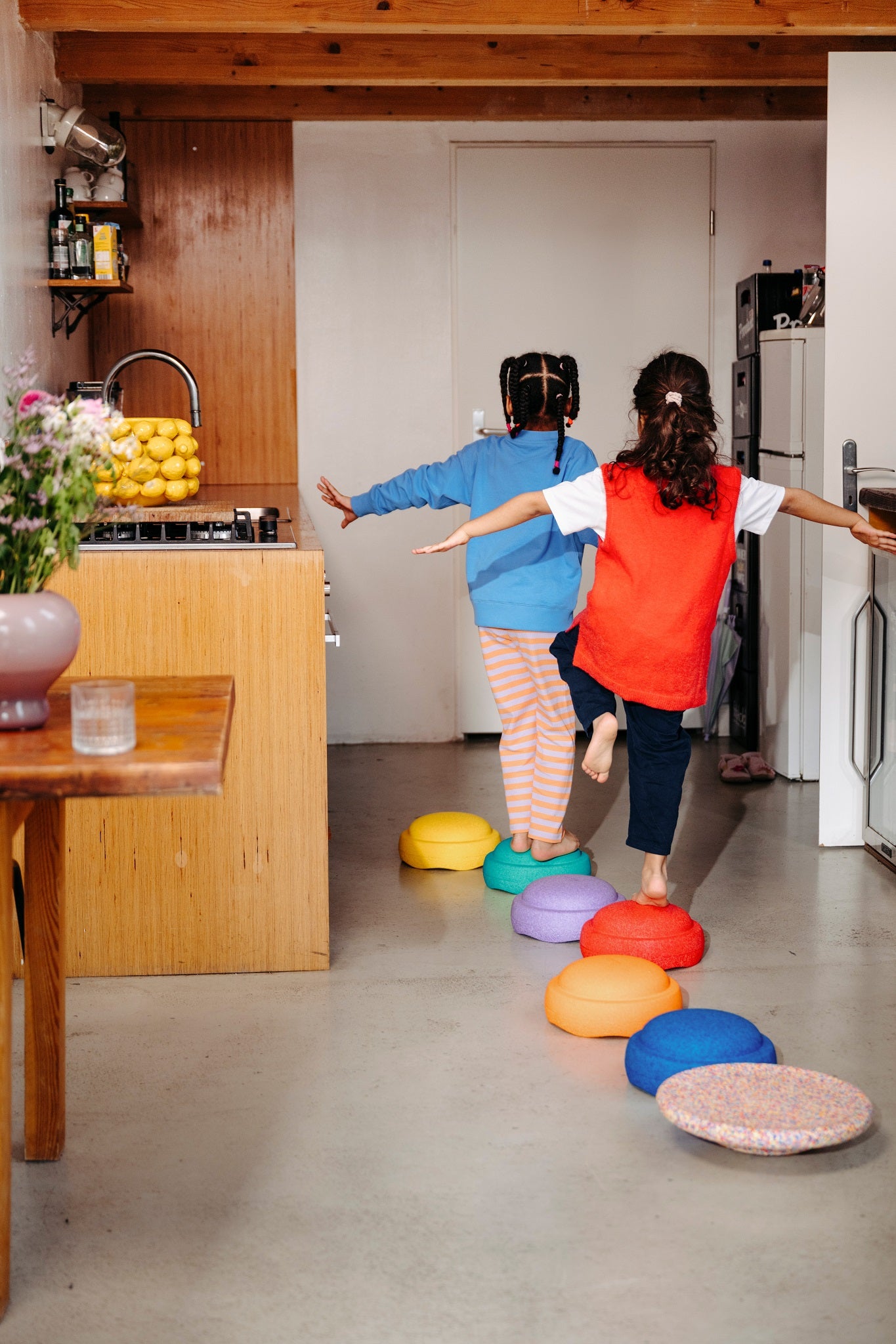 Stapelstein Super Confetti Rainbow Set classic 6+1