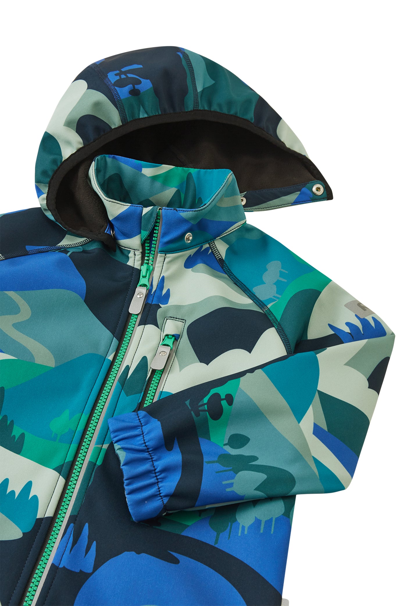 Softshell jacket, Vantti, Sparkly Blue