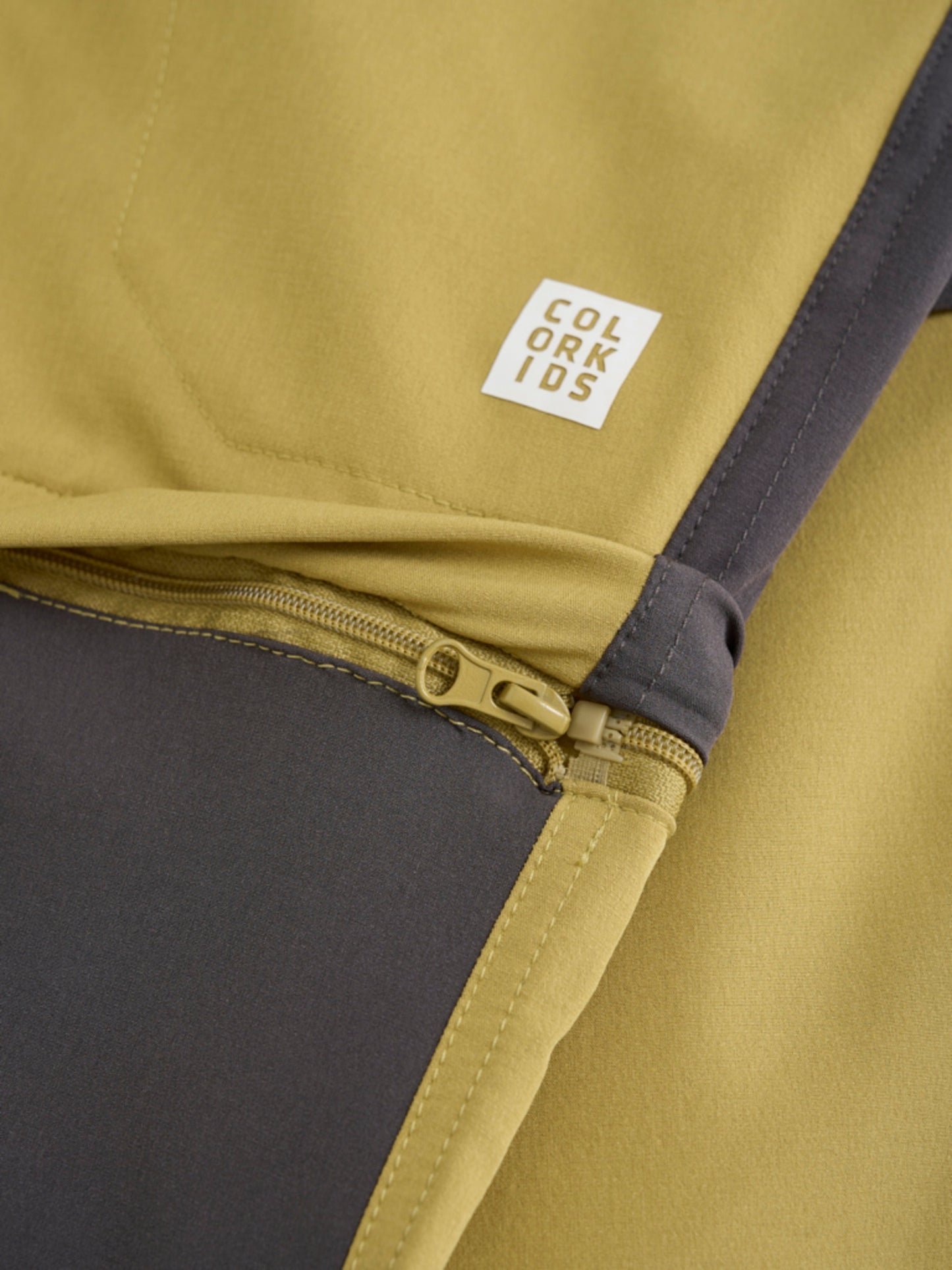 Softshell Wanderhose mit Reissverschluss, gelb