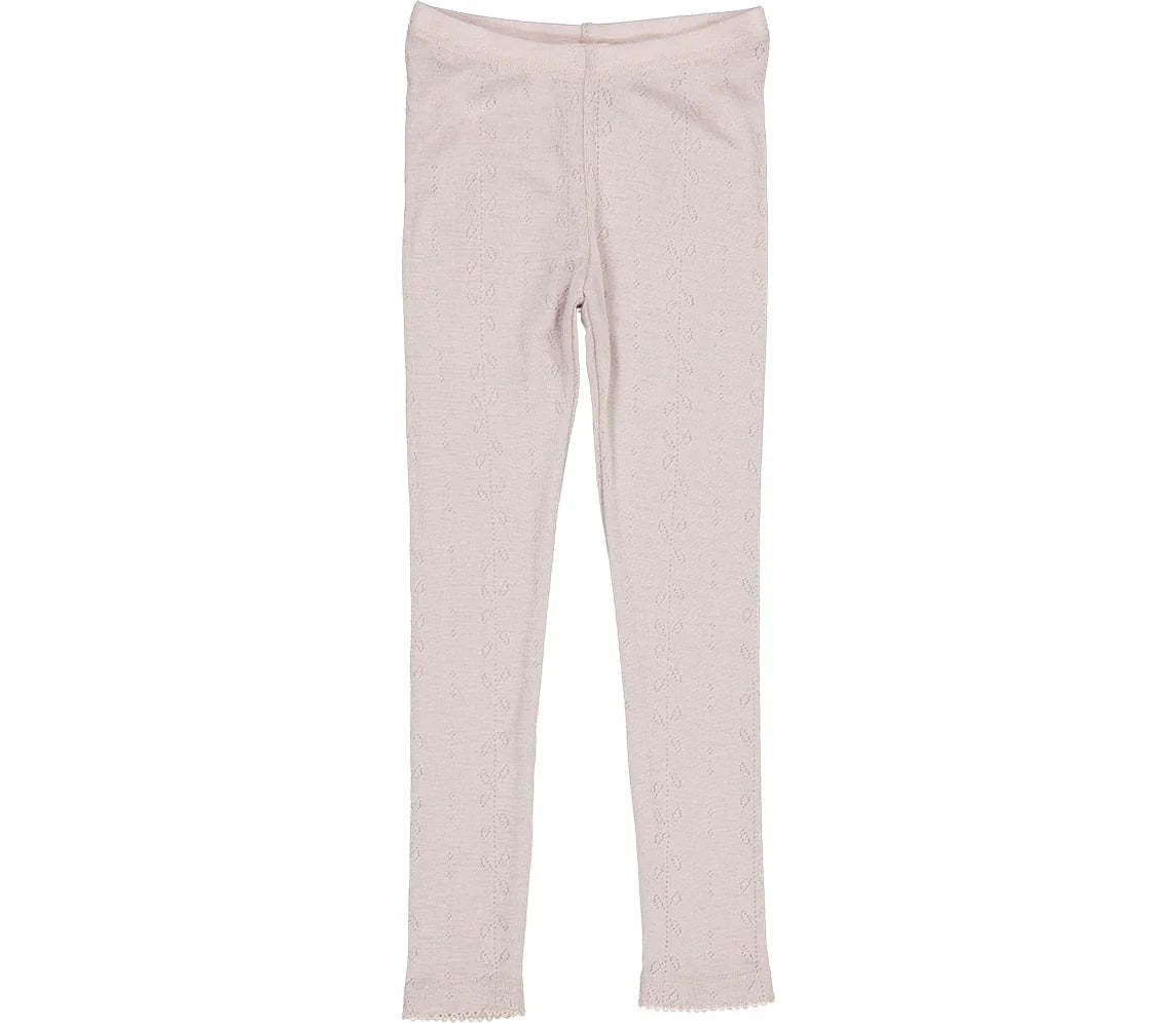 Wolle Leggings, Soft Dove