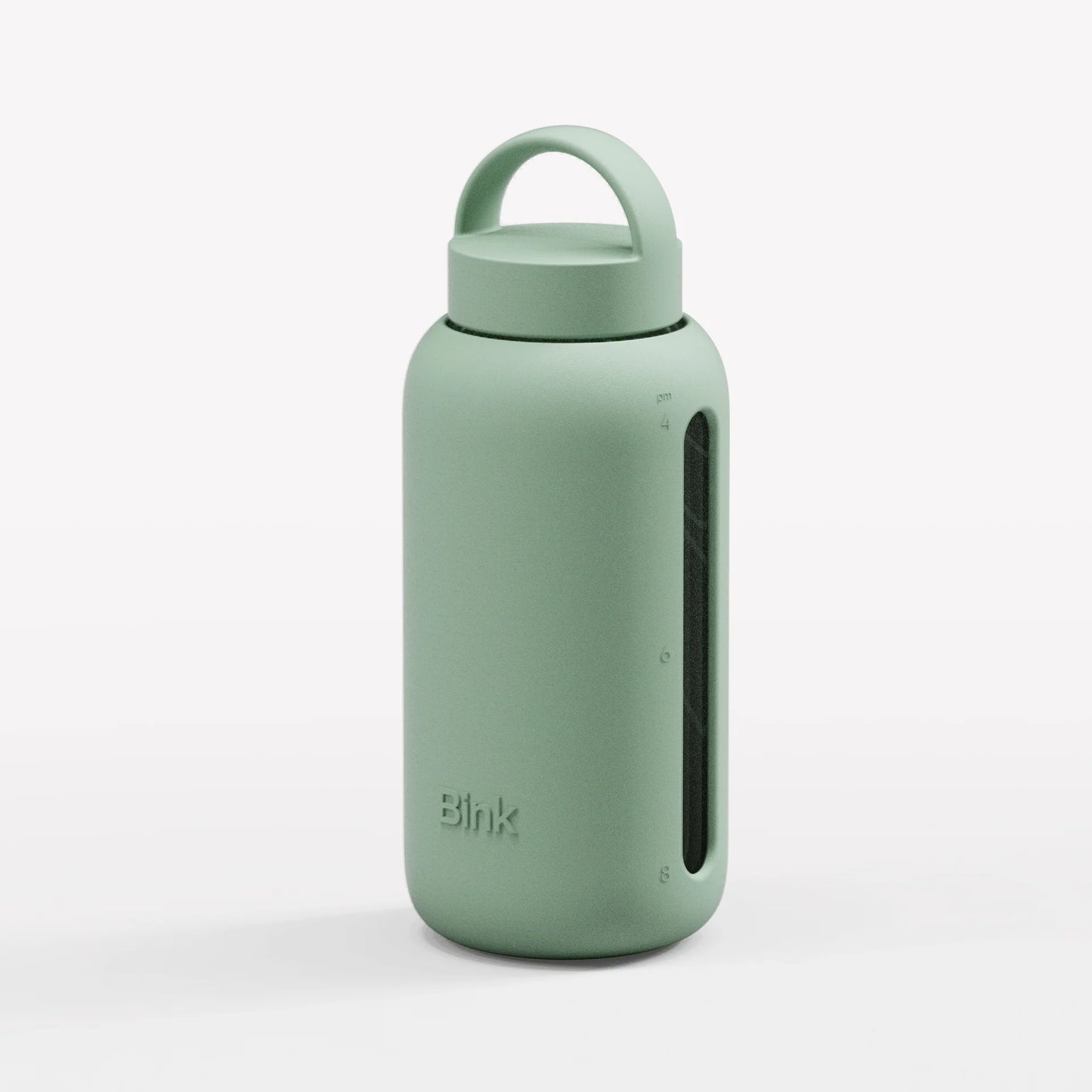 Bink Wasserflasche aus Glas mit neuem Flip-Verschluss – erhältlich bei Bärechind in Winterthur, Zürich, Schweiz.