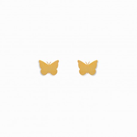 Schmetterling Ohrringe in Silber oder Gold