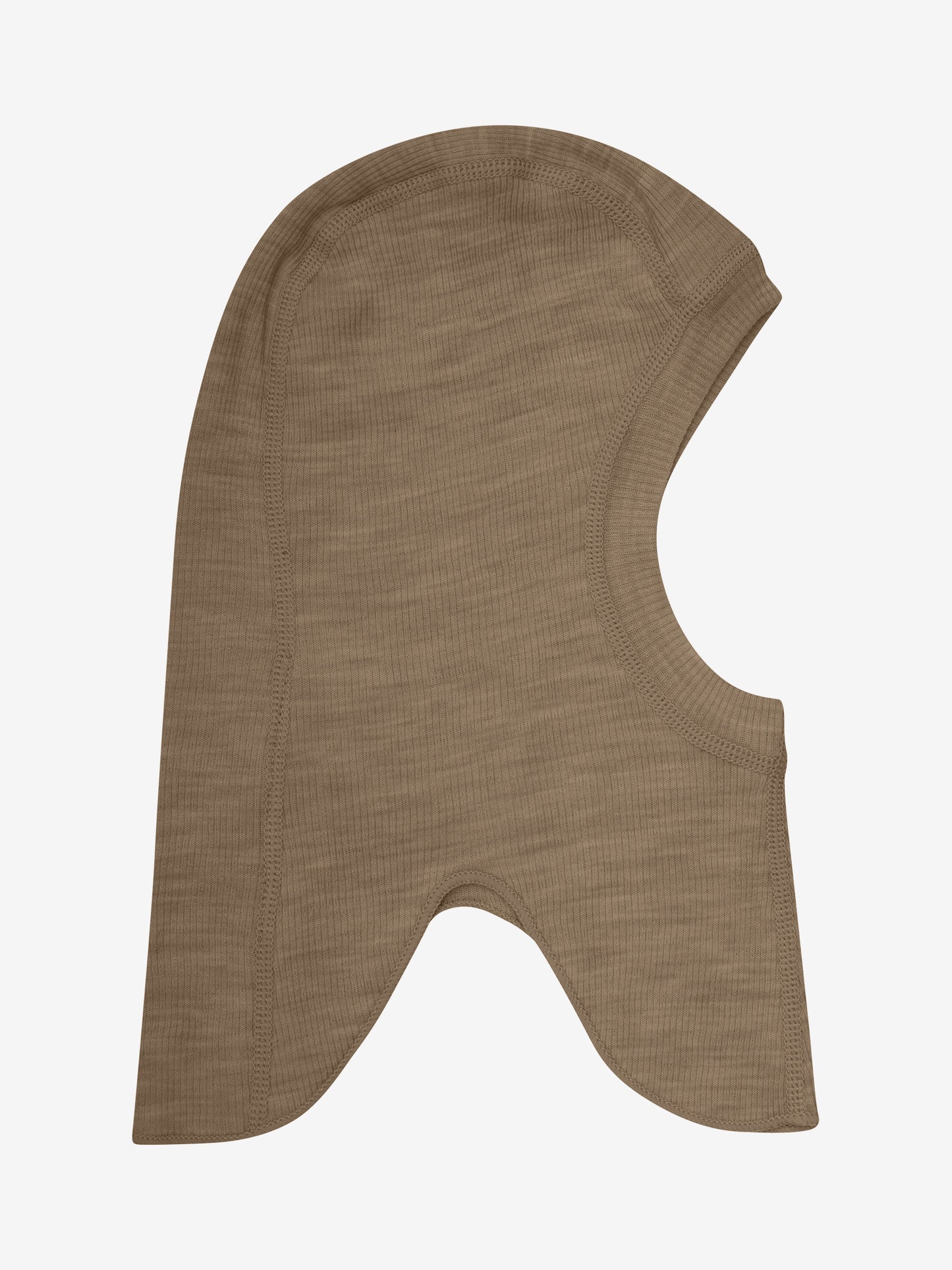CeLaVi Balaclava aus Wolle in cocoa creme – Vorderansicht, erhältlich bei Bärechind in Winterthur, Zürich, Schweiz.