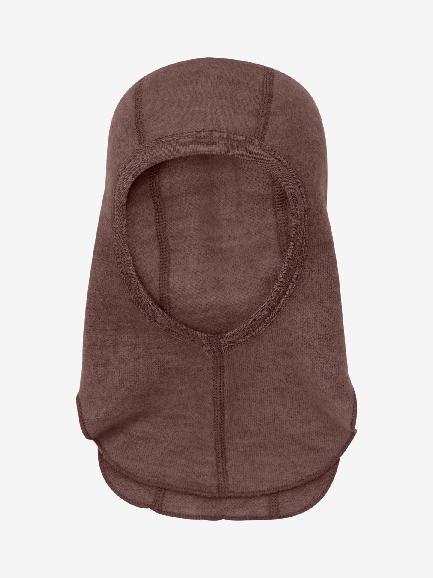 Rückansicht der CeLaVi Balaclava in Marron – erhältlich im Bärechind in Winterthur, Zürich, Schweiz.