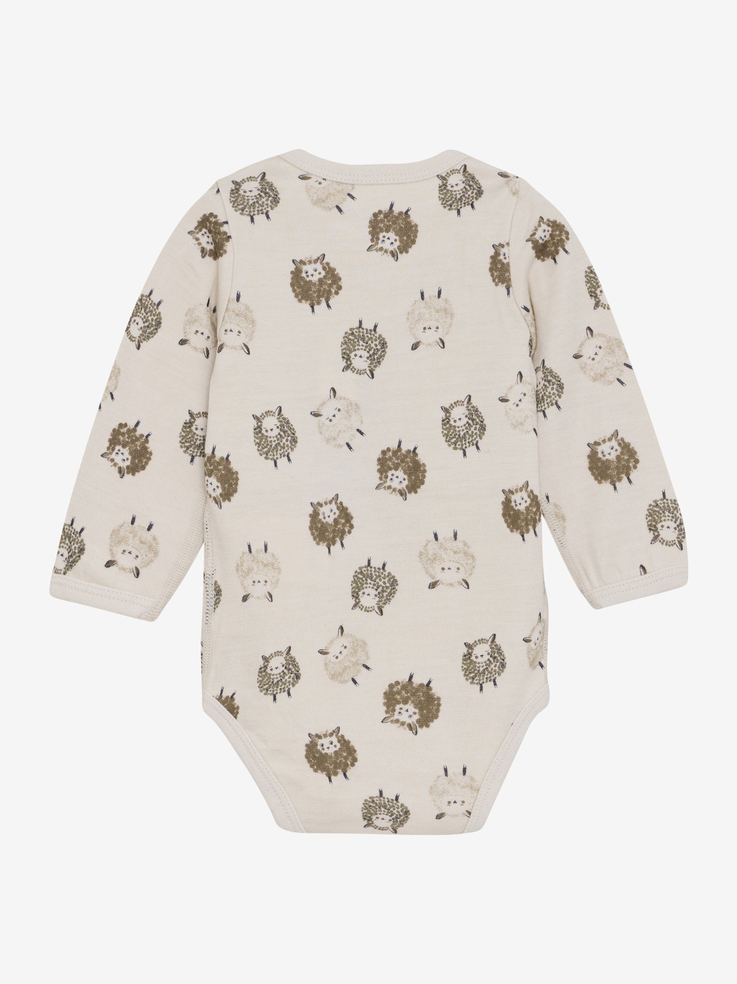 Rückansicht des CeLaVi Bodys mit Schaf-Print – zu kaufen im Bärechind in Winterthur, Zürich, Schweiz.