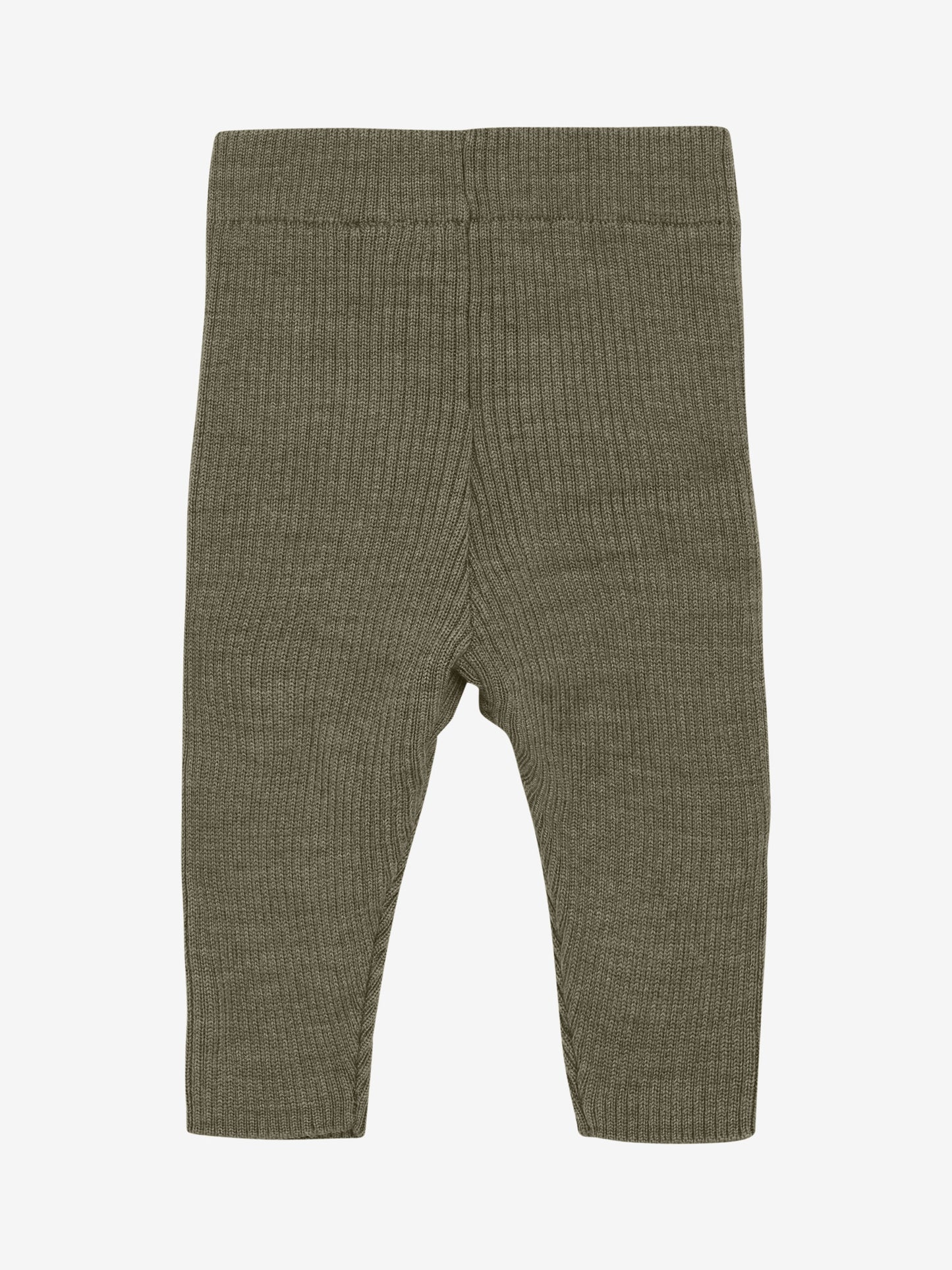 Rückansicht der CeLaVi Woll-Leggings in dusky green – zu kaufen bei Bärechind in Winterthur, Zürich, Schweiz.