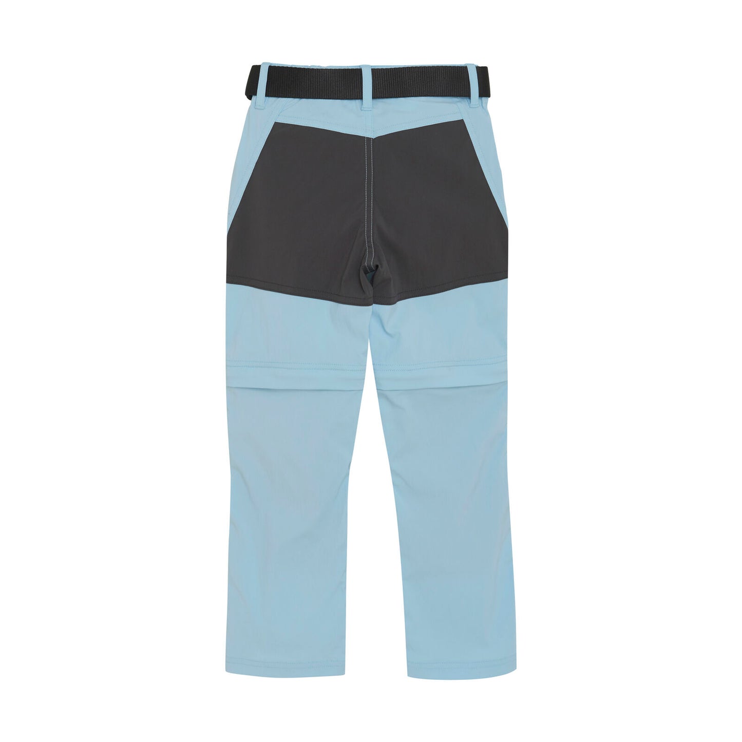 Vielseitige Color Kids Zip-Off-Hose für Kinder in Dunkelblau. Lässt sich von einer langen Hose in eine Shorts verwandeln. Ideal für Outdoor-Abenteuer in Winterthur, Zürich, Schweiz.