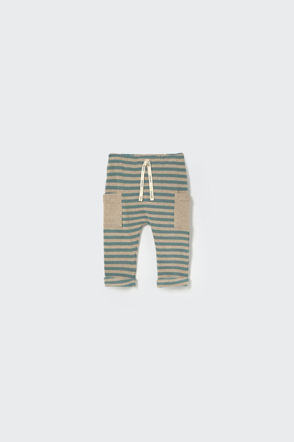 Soft stripes knit baby pants – gestreift in Mehrfarbig, Vorderansicht