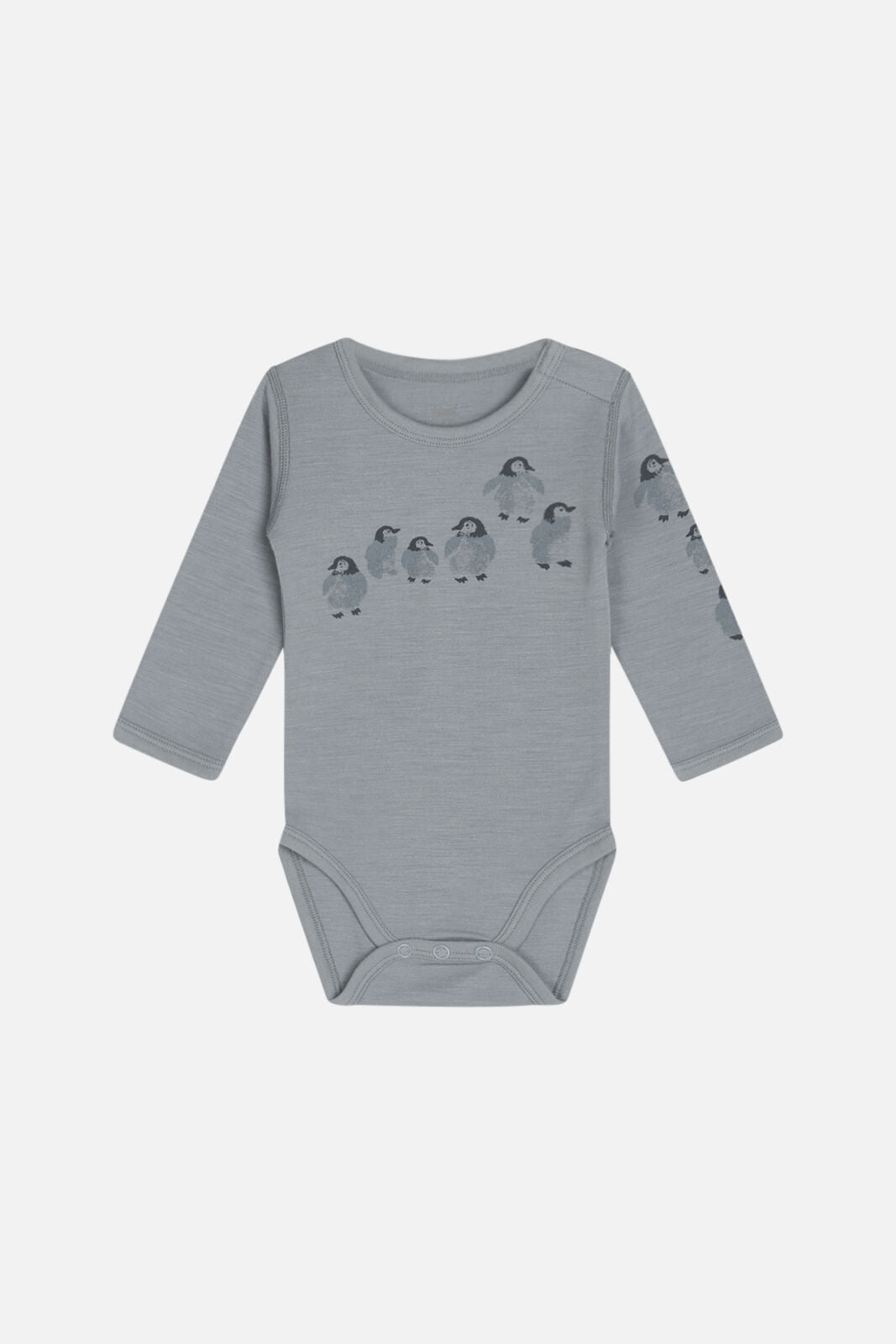 Wolle Body - Bo, Pinguin hellblau