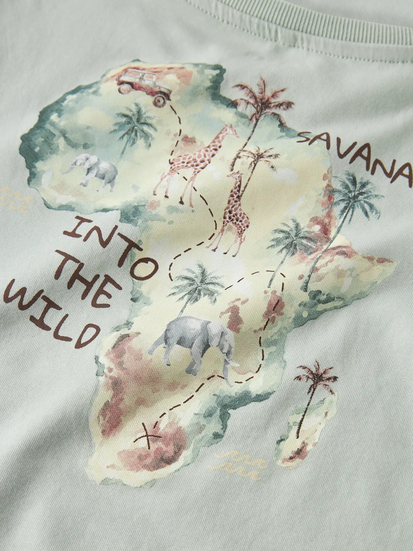 NAME IT Detailansicht Kinder T-Shirt mit Into the Wild Print, im Bärechind Winterthur Zürich Schweiz kaufen