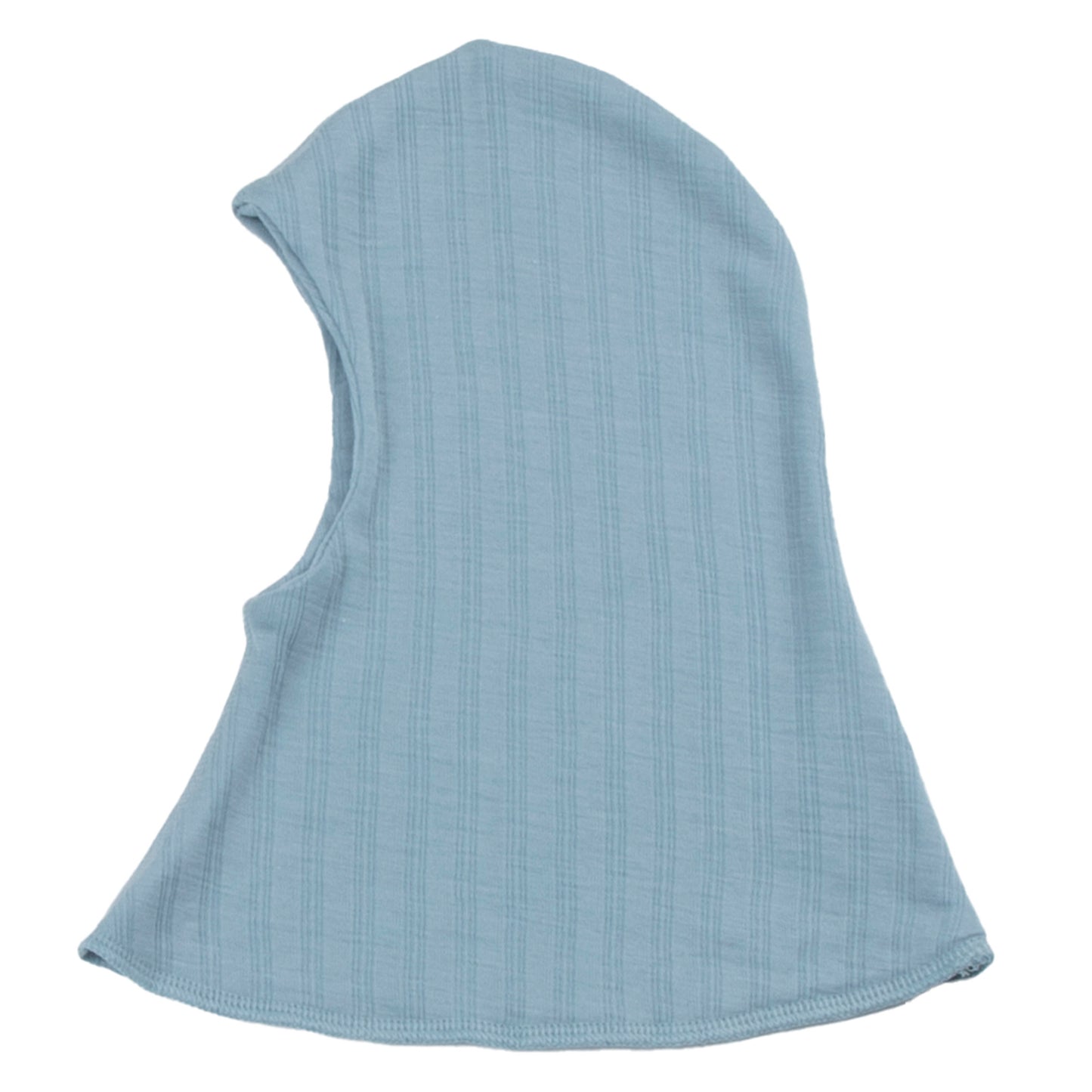 Wolle/Seide Balaclava Mütze, blau