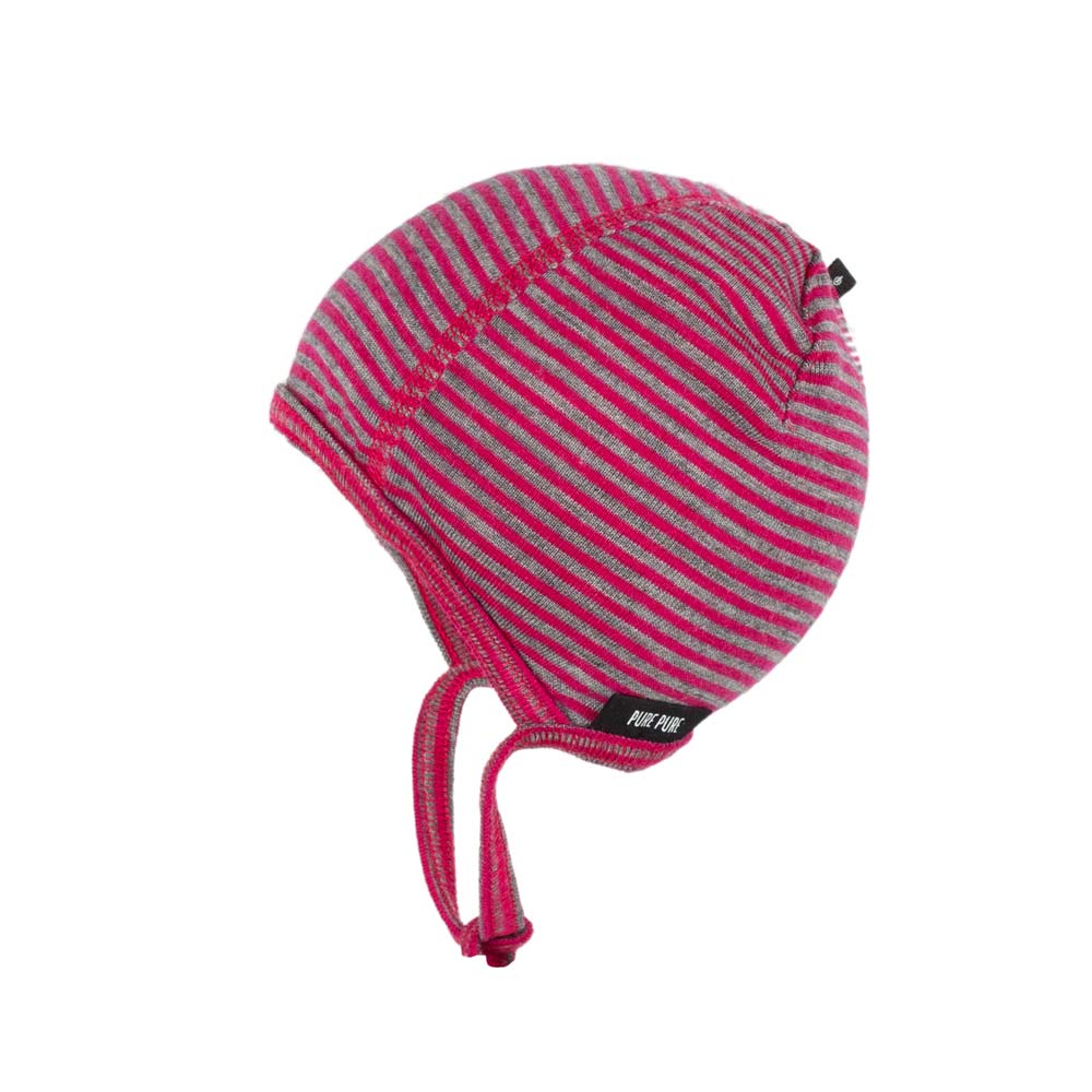 Erstling Mütze Wolle Seide