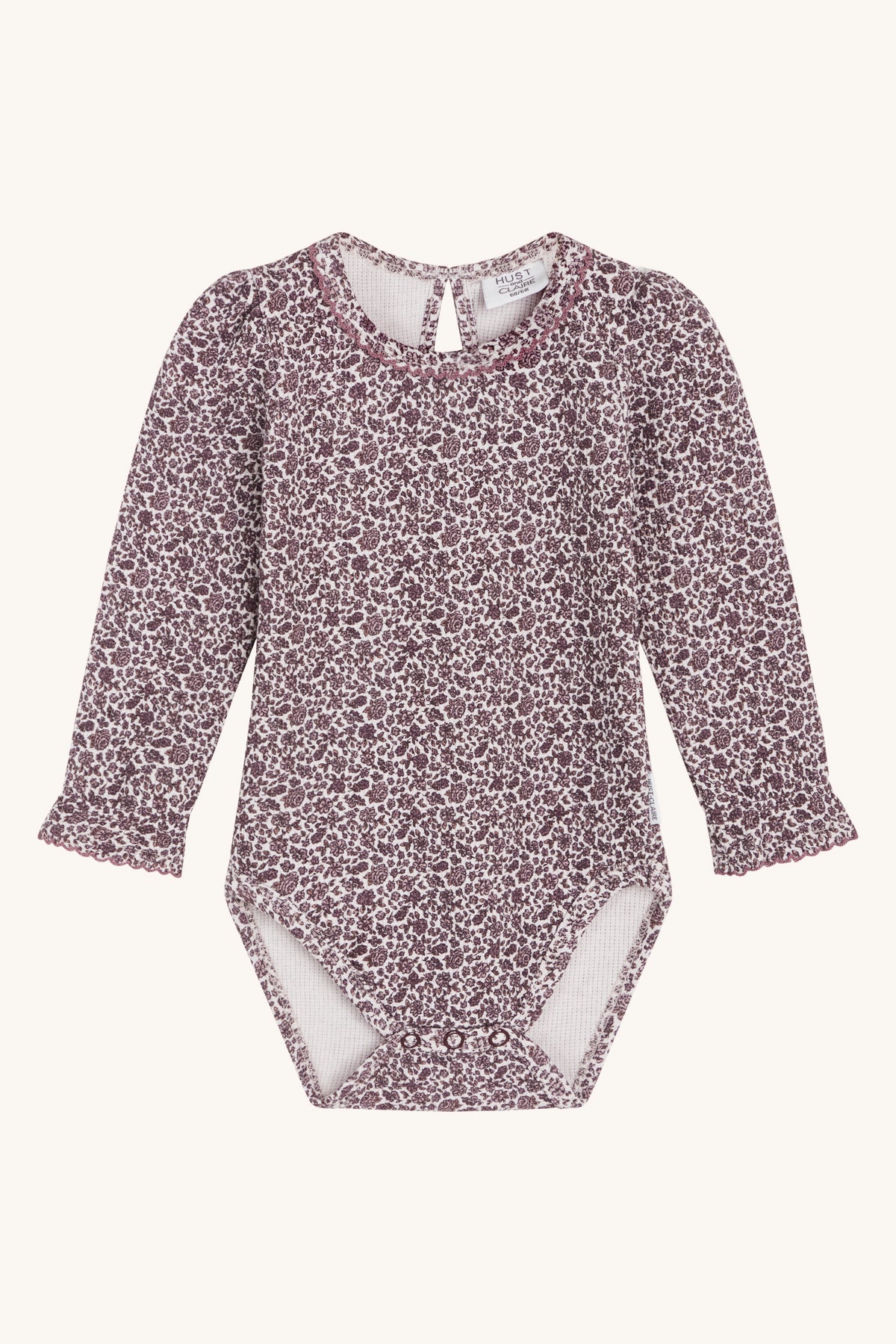 Beatrix Body mit Blumenprint, lila