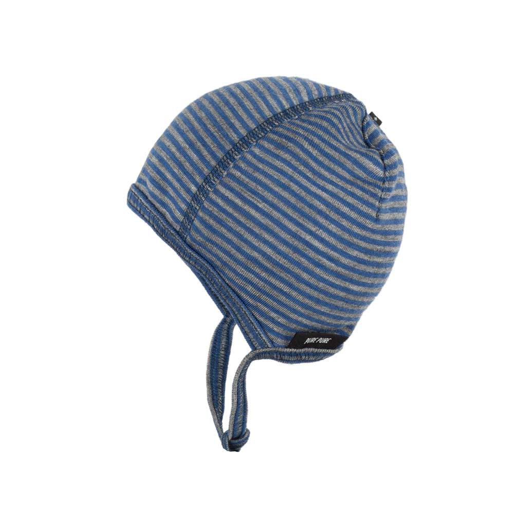 Erstling Mütze Wolle Seide