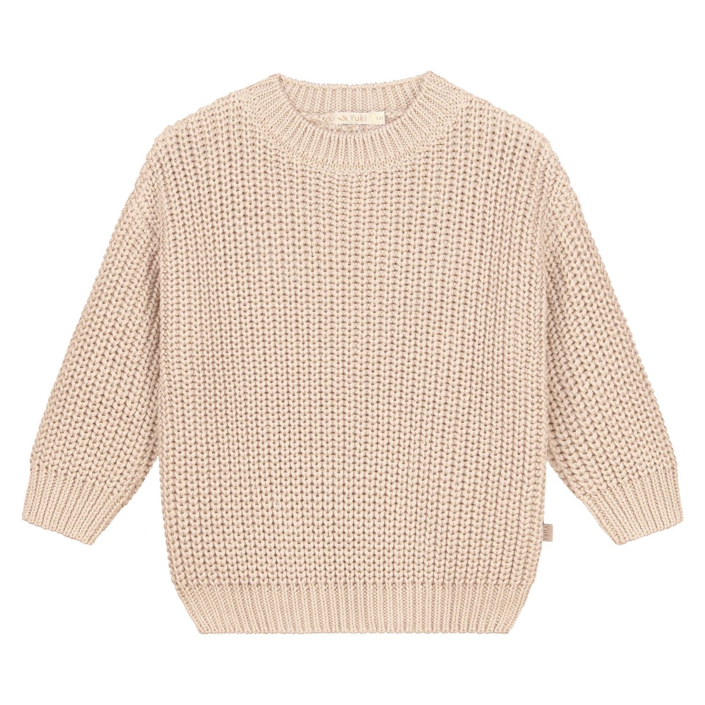Chunky Knitted Sweater, moon