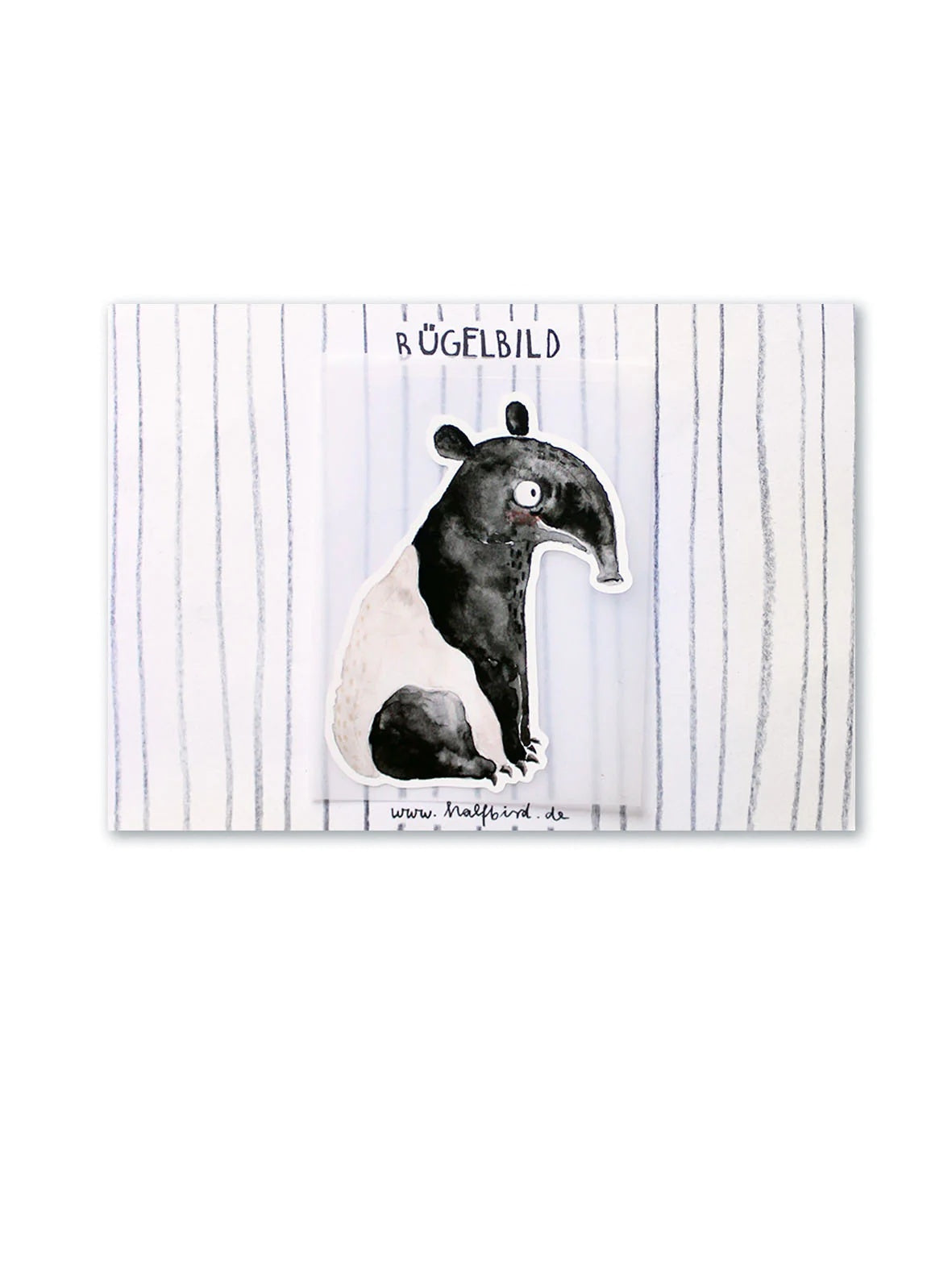 Bügelbild Tapir