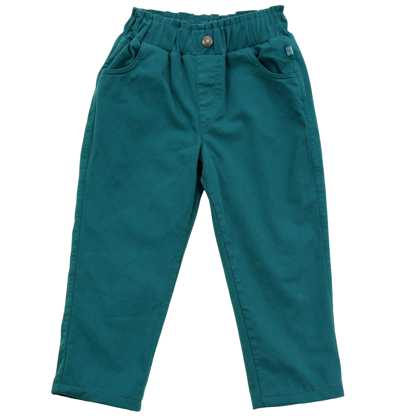 Kinderjeans aus Baumwolle in Petrol von Enfant Terrible, erhältlich bei Bärechind in Winterthur, Zürich Schweiz.