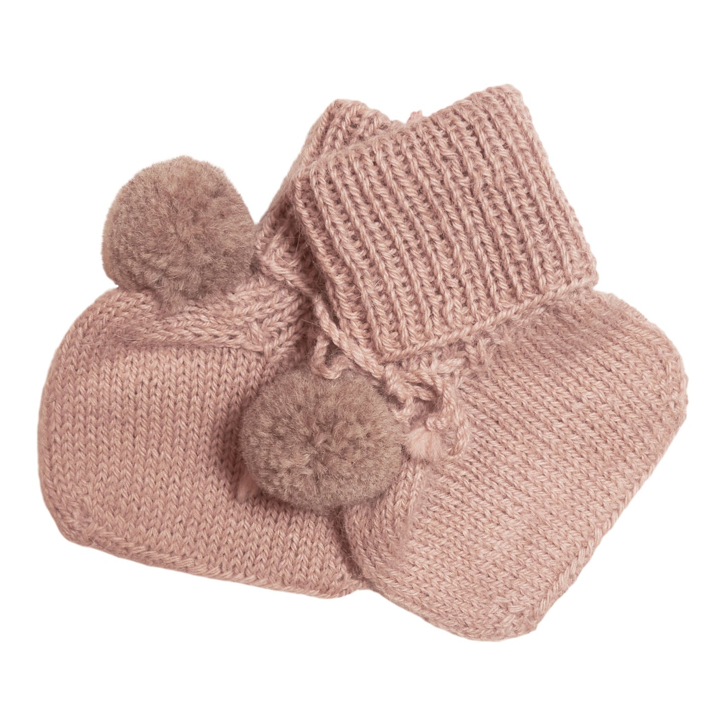 Footies Pompoms Alpaca Wool, rosa