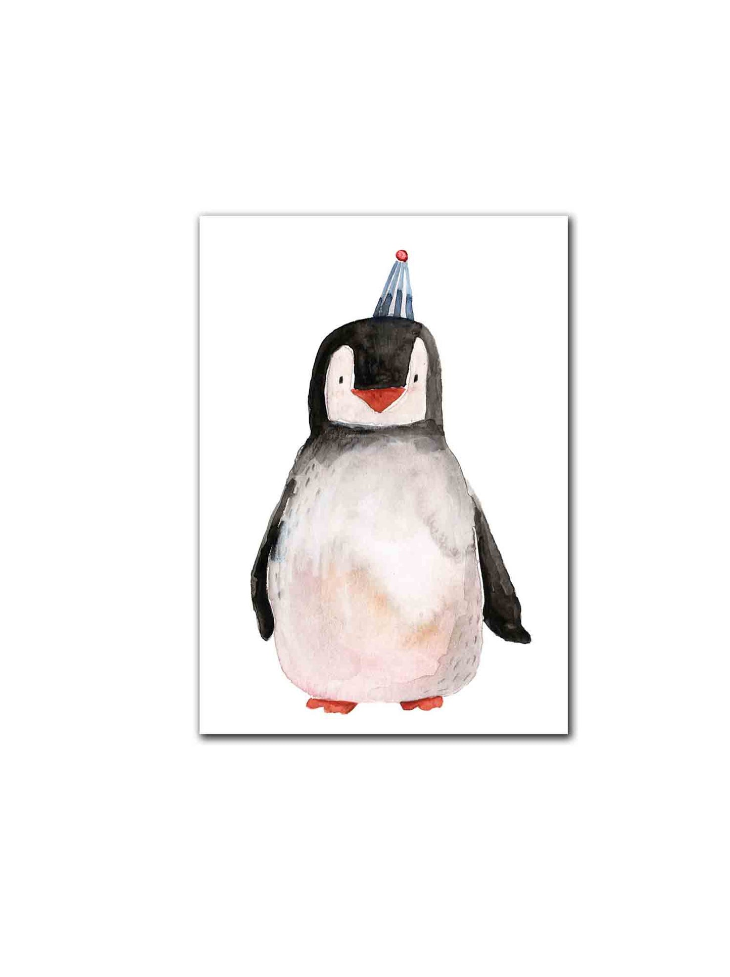 Postkarte Pinguin